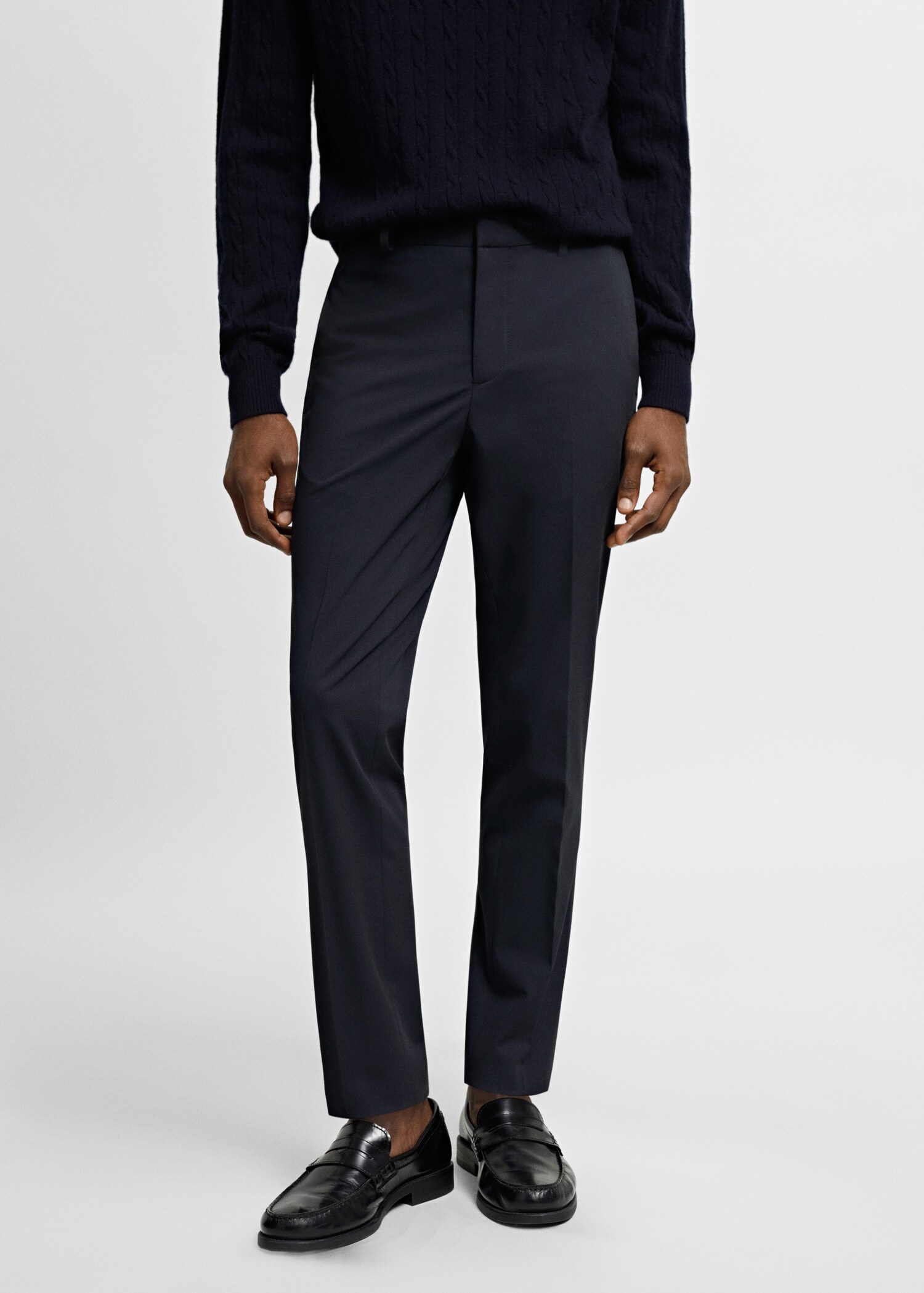 Pantalon de costume super slim fit - Plan moyen