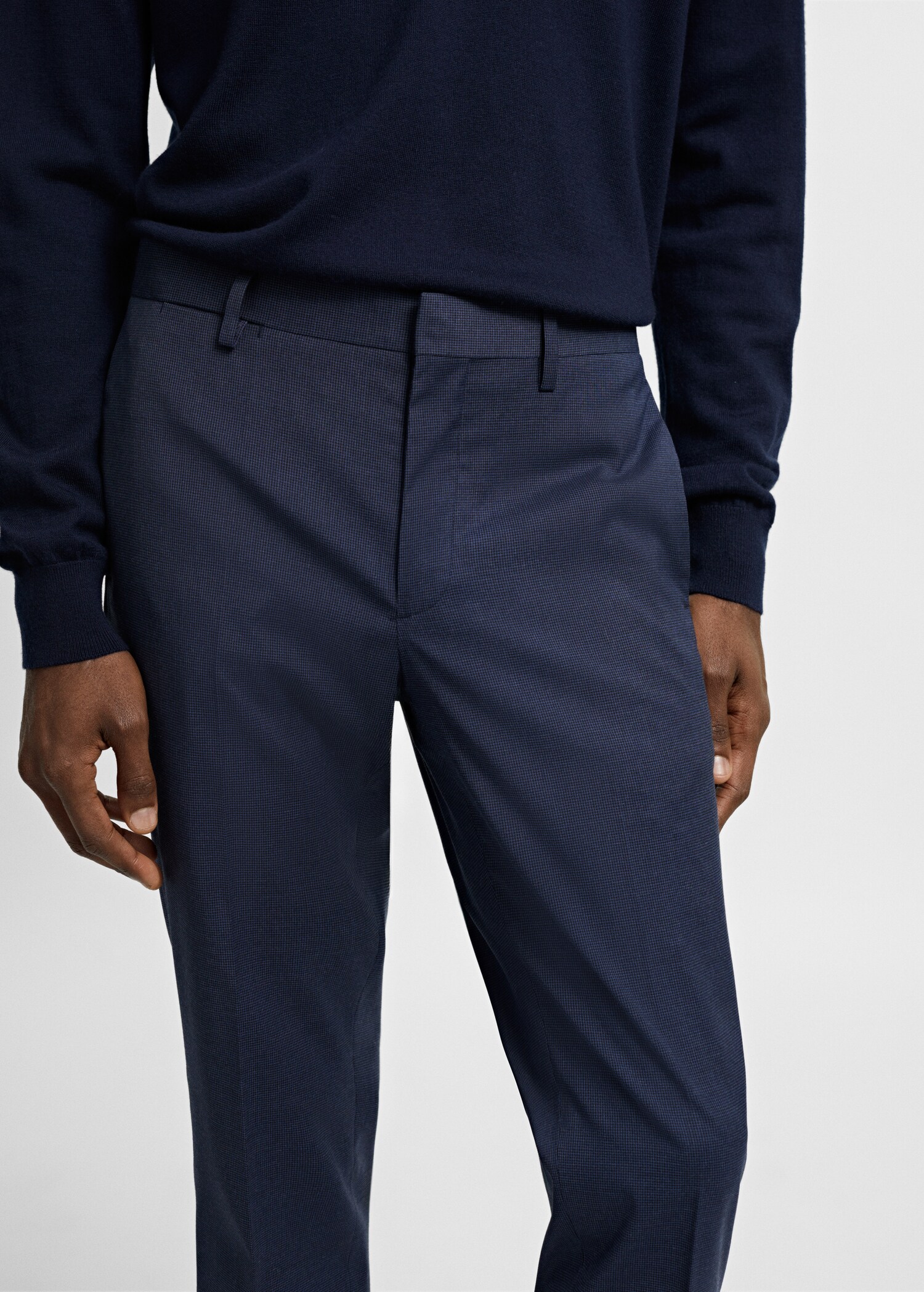 Pantalon costume imprimé super slim-fit - Détail de l'article 1