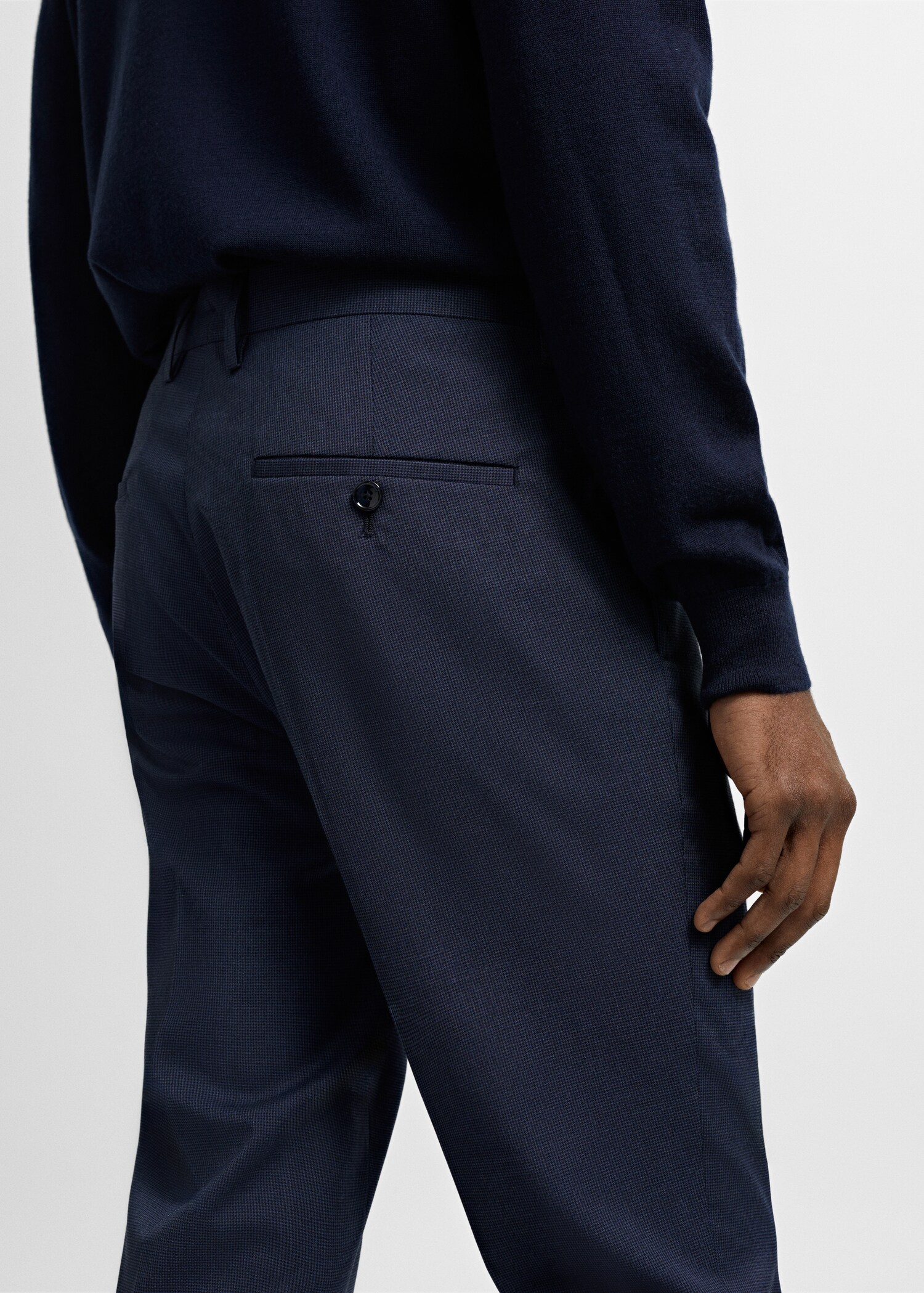 Pantalon costume imprimé super slim-fit - Détail de l'article 4