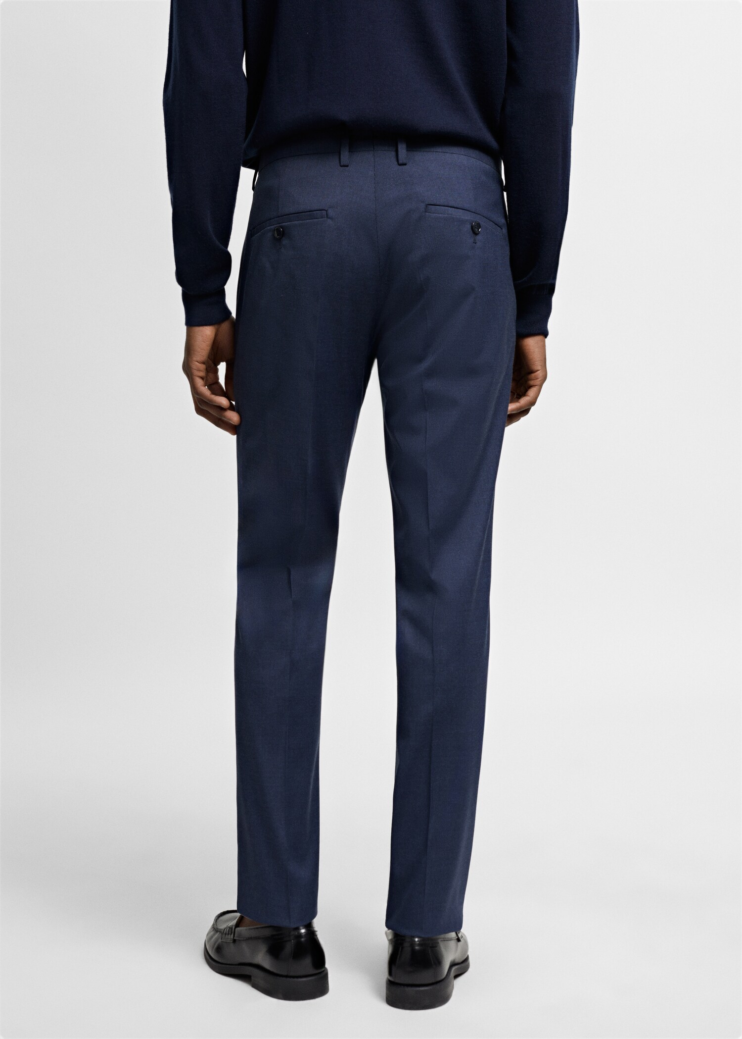 Pantalon costume imprimé super slim-fit - Verso de l’article