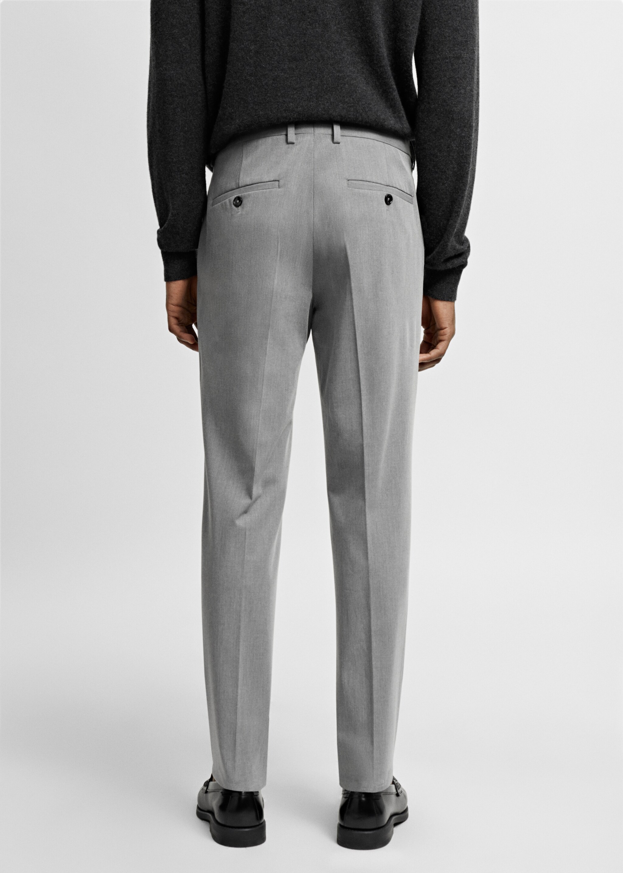 Pantalon costume Parí super slim-fit - Verso de l’article, Gris. Ref: 67000644-00.