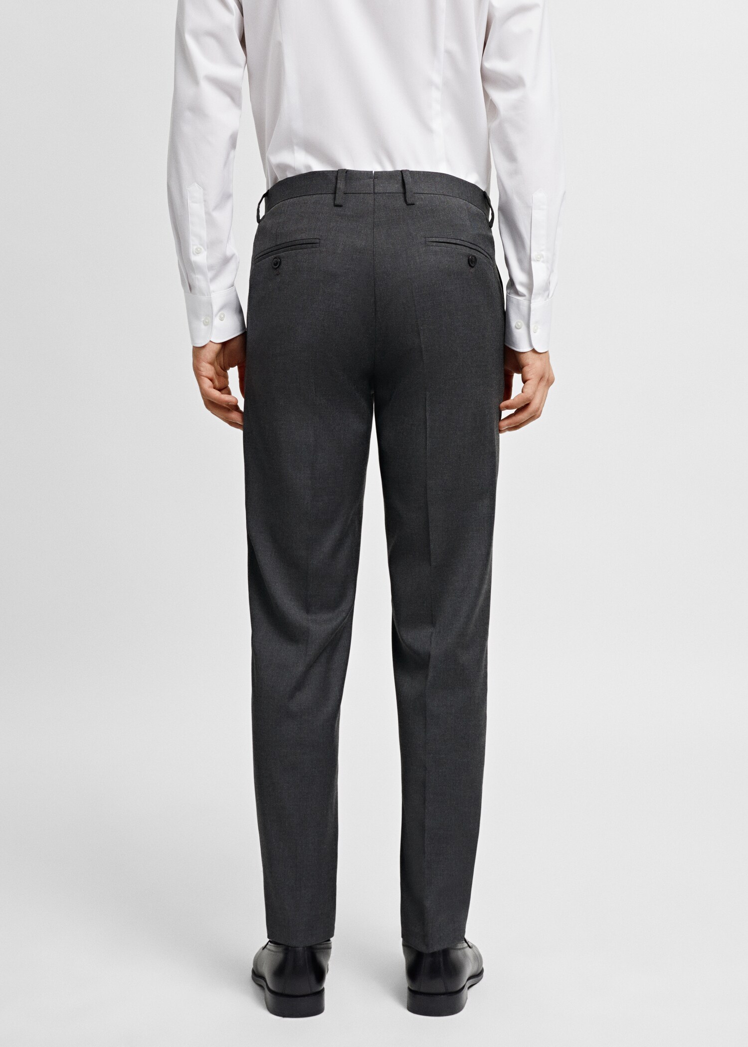 Slim fit suit trousers - Reverse of the article