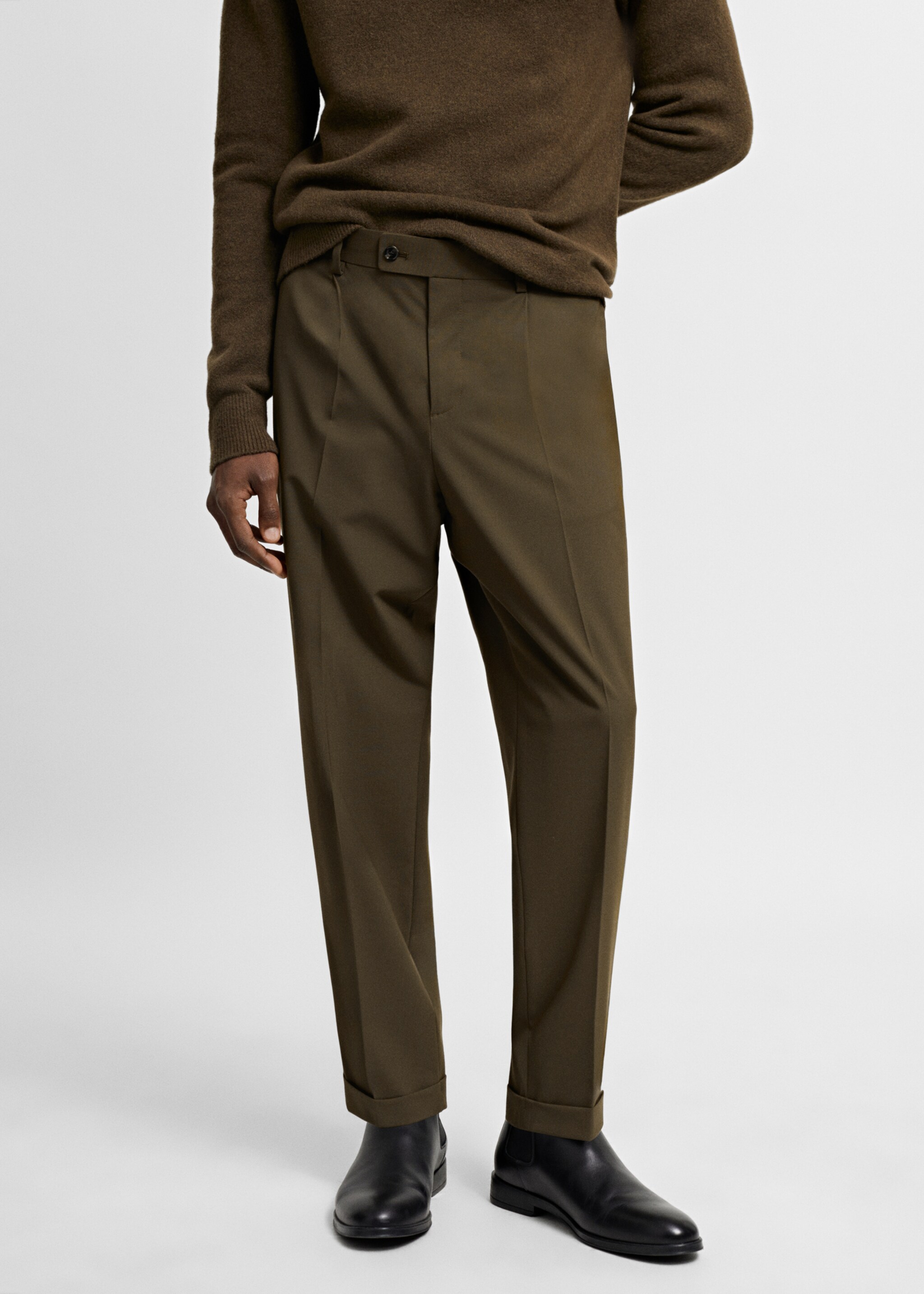 Slim Fit-Anzughose - Mittlere Ansicht