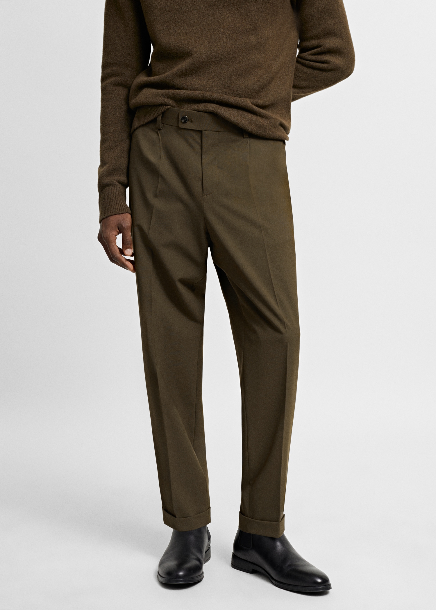 Slim-fit suit trousers Men MANGO OUTLET Netherlands
