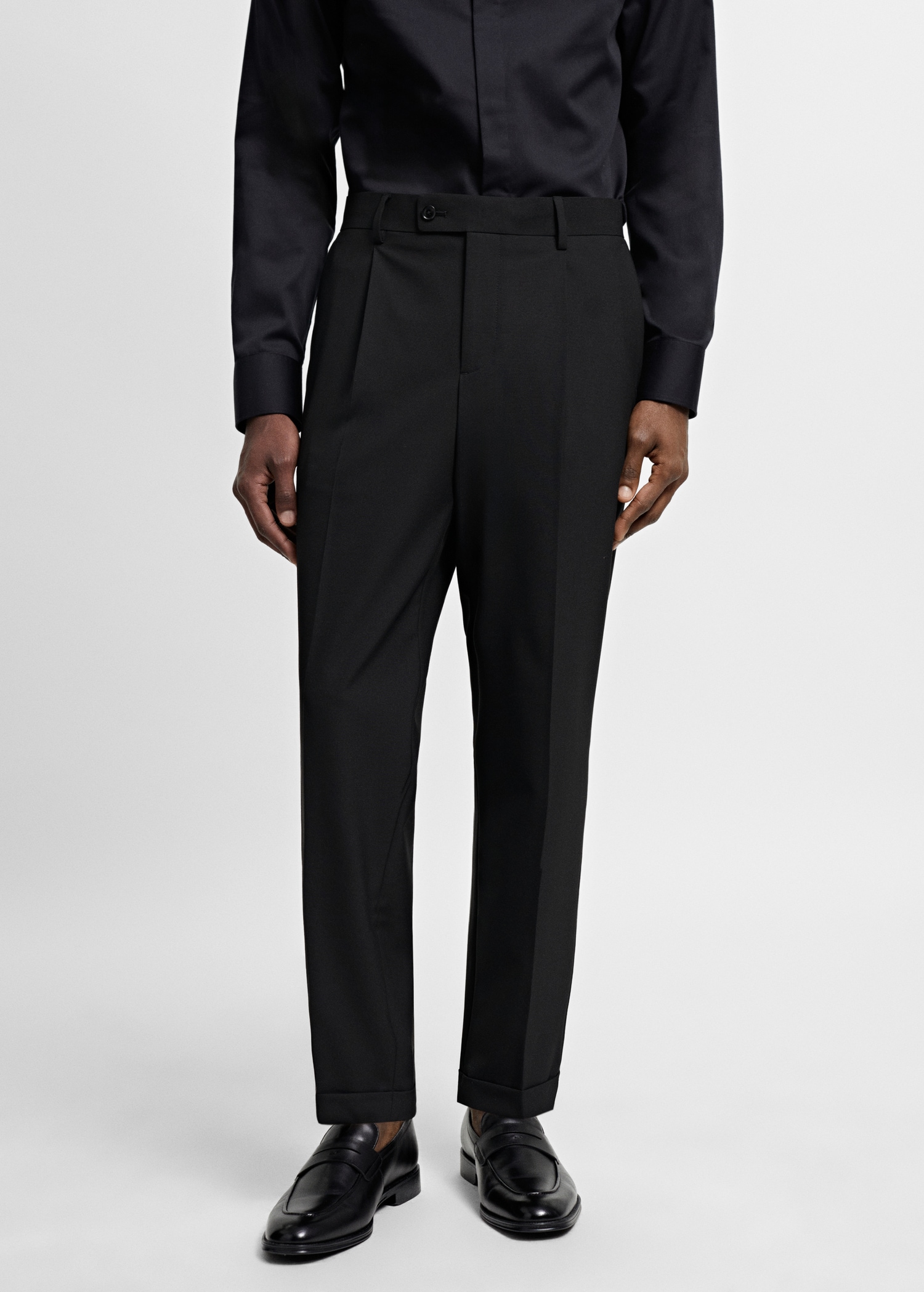 Slim-fit suit trousers Men MANGO OUTLET Denmark