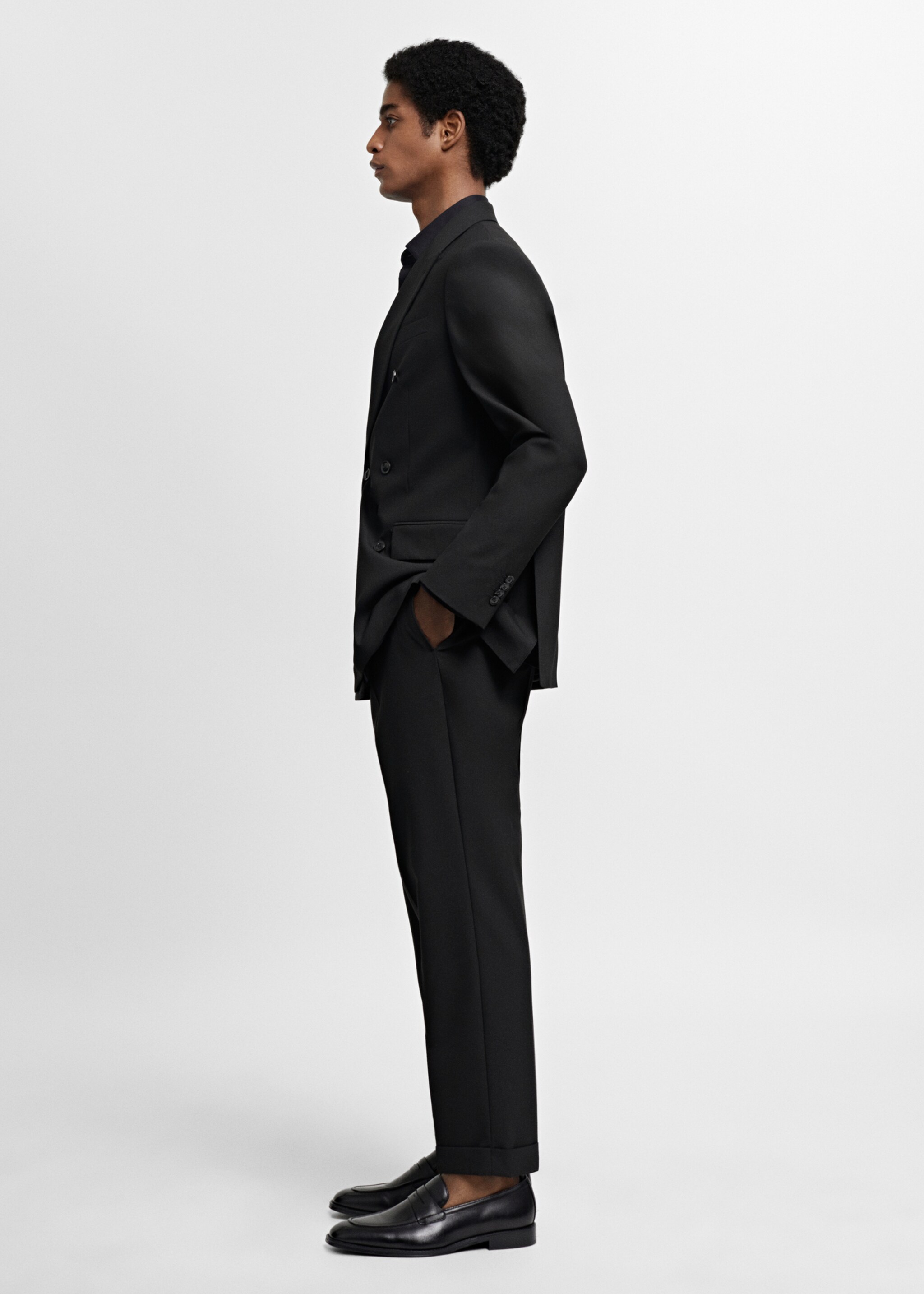 Slim-fit suit trousers - Details of the article 2