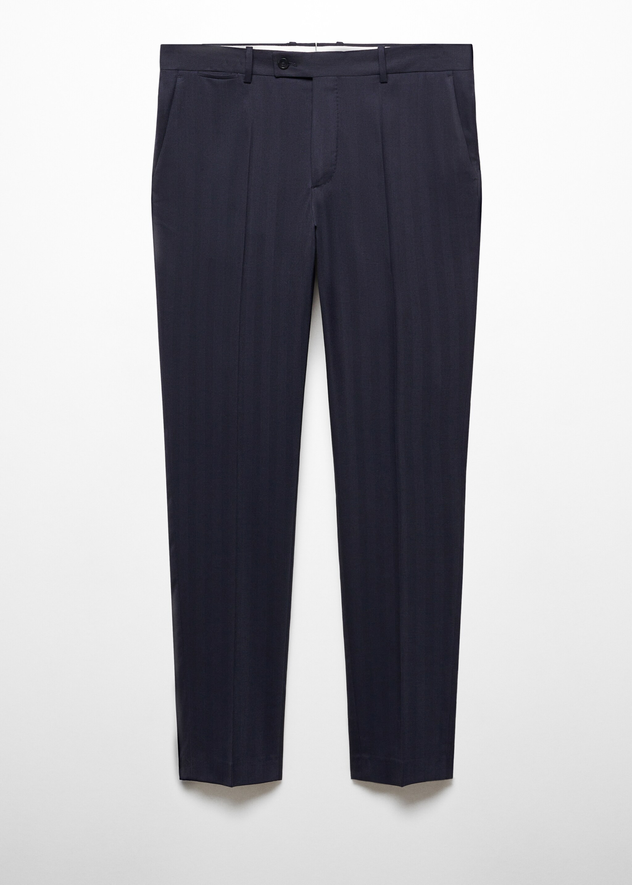 Calças de fato slim fit de lã fria - Artigo sem modelo