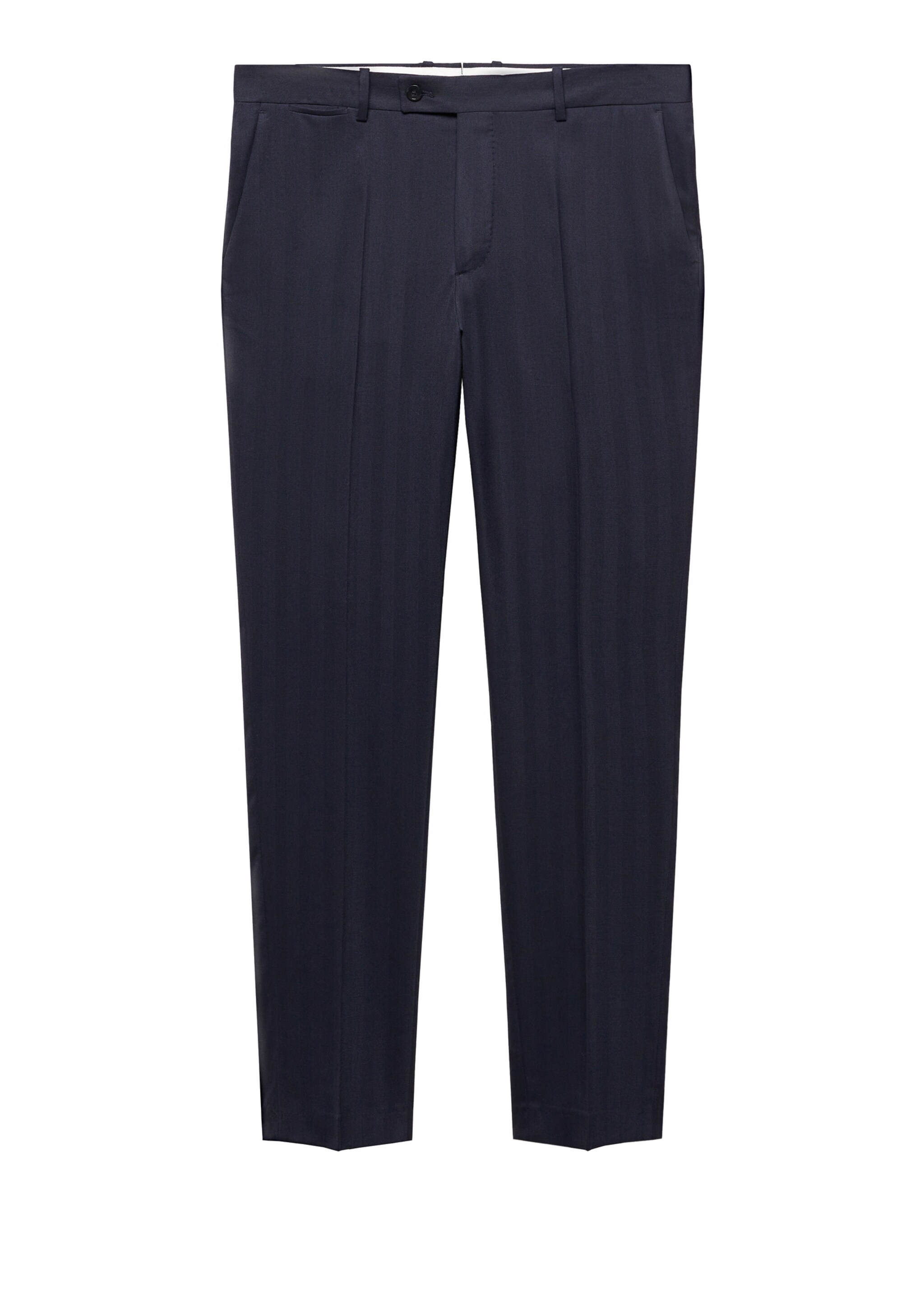 Calças de fato slim fit de lã fria - Pormenor do artigo 9