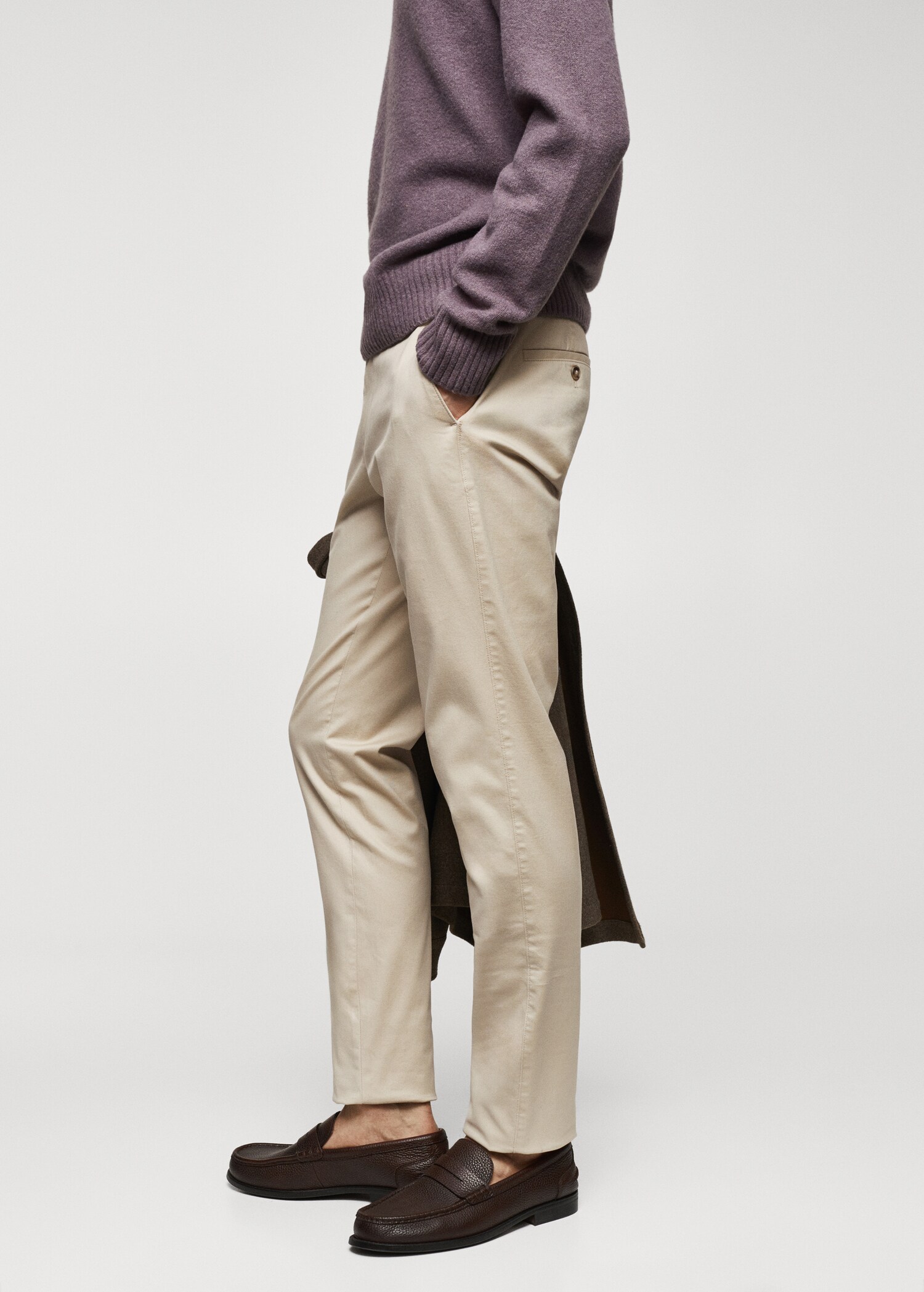 Pantalons xinesos slim fit sarja - Detall de l'article 2