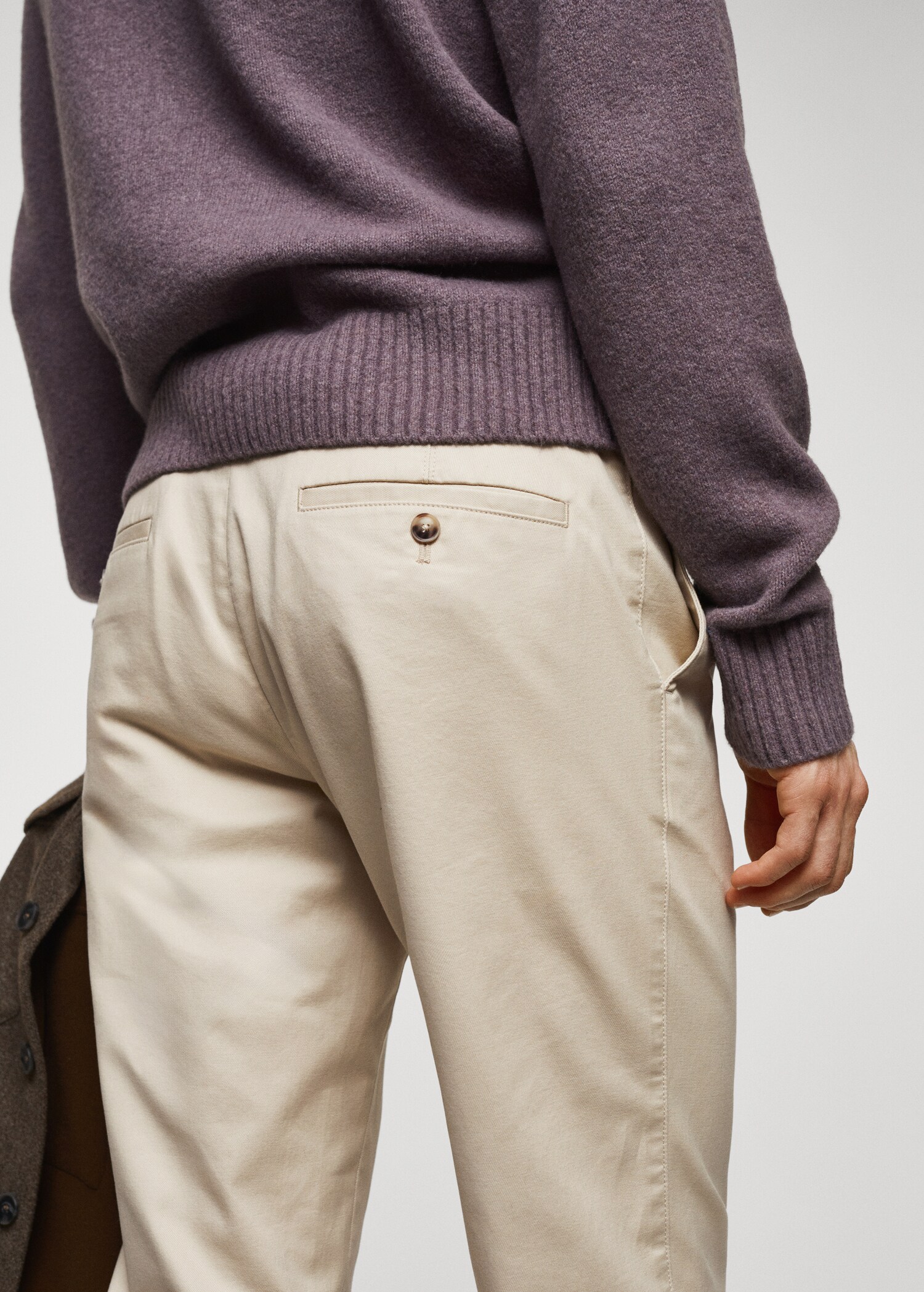 Pantalons xinesos slim fit sarja - Detall de l'article 4