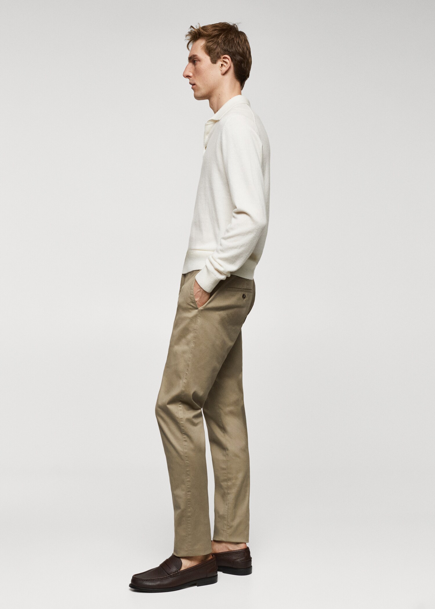 Pantalons xinesos slim fit sarja - Detall de l'article 2