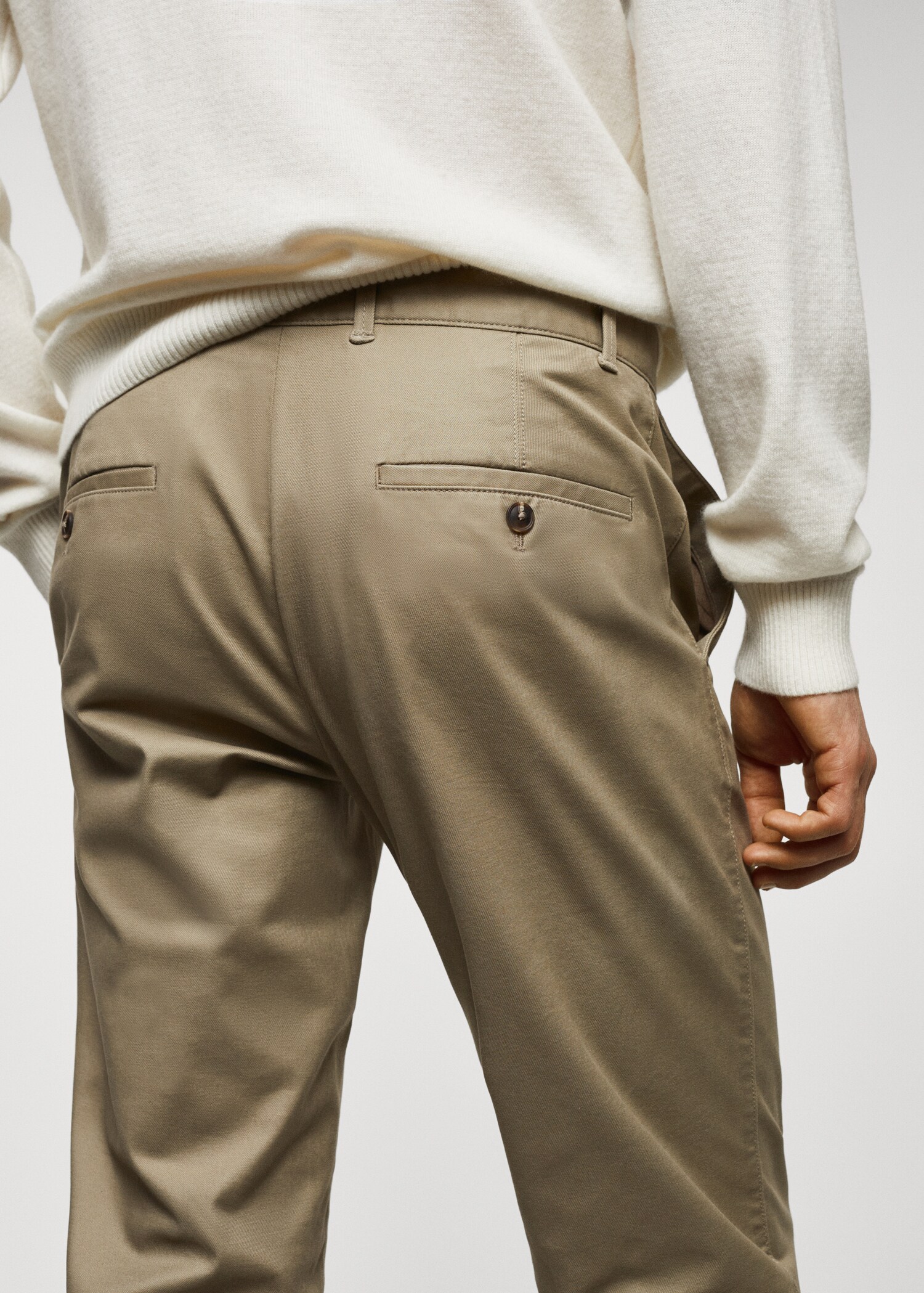 Pantalons xinesos slim fit sarja - Detall de l'article 4