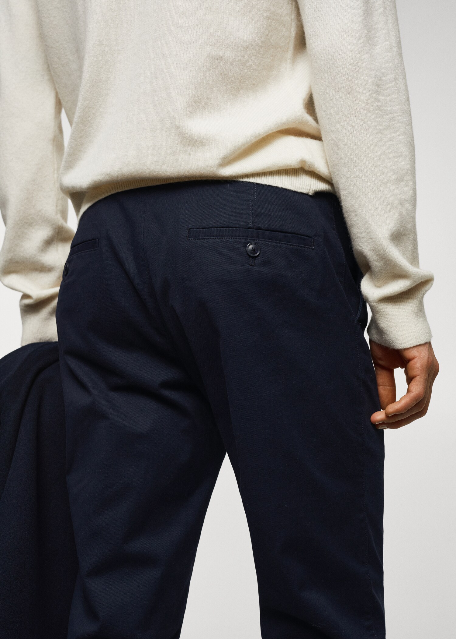Pantalons xinesos slim fit sarja - Detall de l'article 4