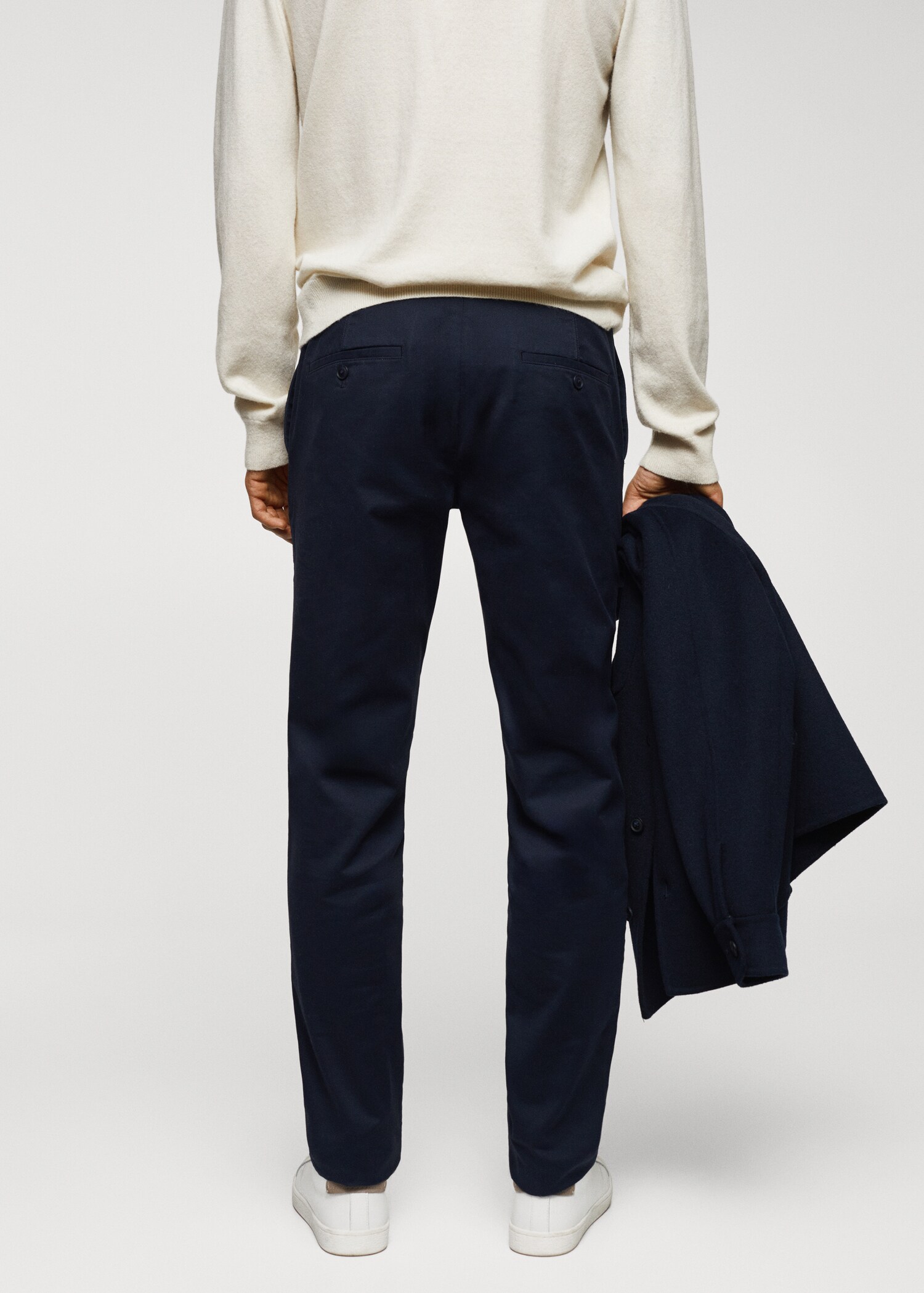 Pantalons xinesos slim fit sarja - Revers de l'article