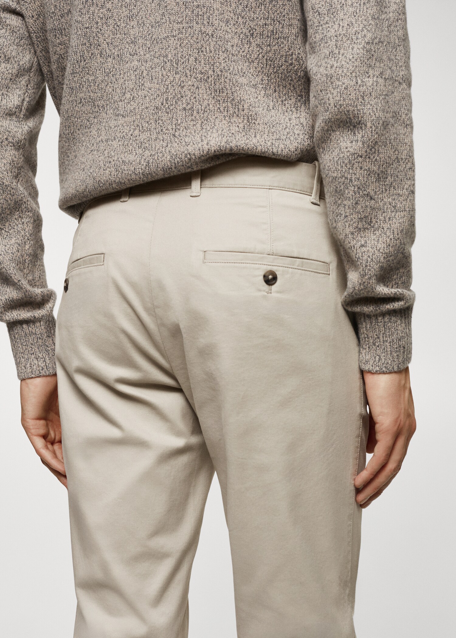 Pantalons xinesos slim fit sarja - Detall de l'article 4