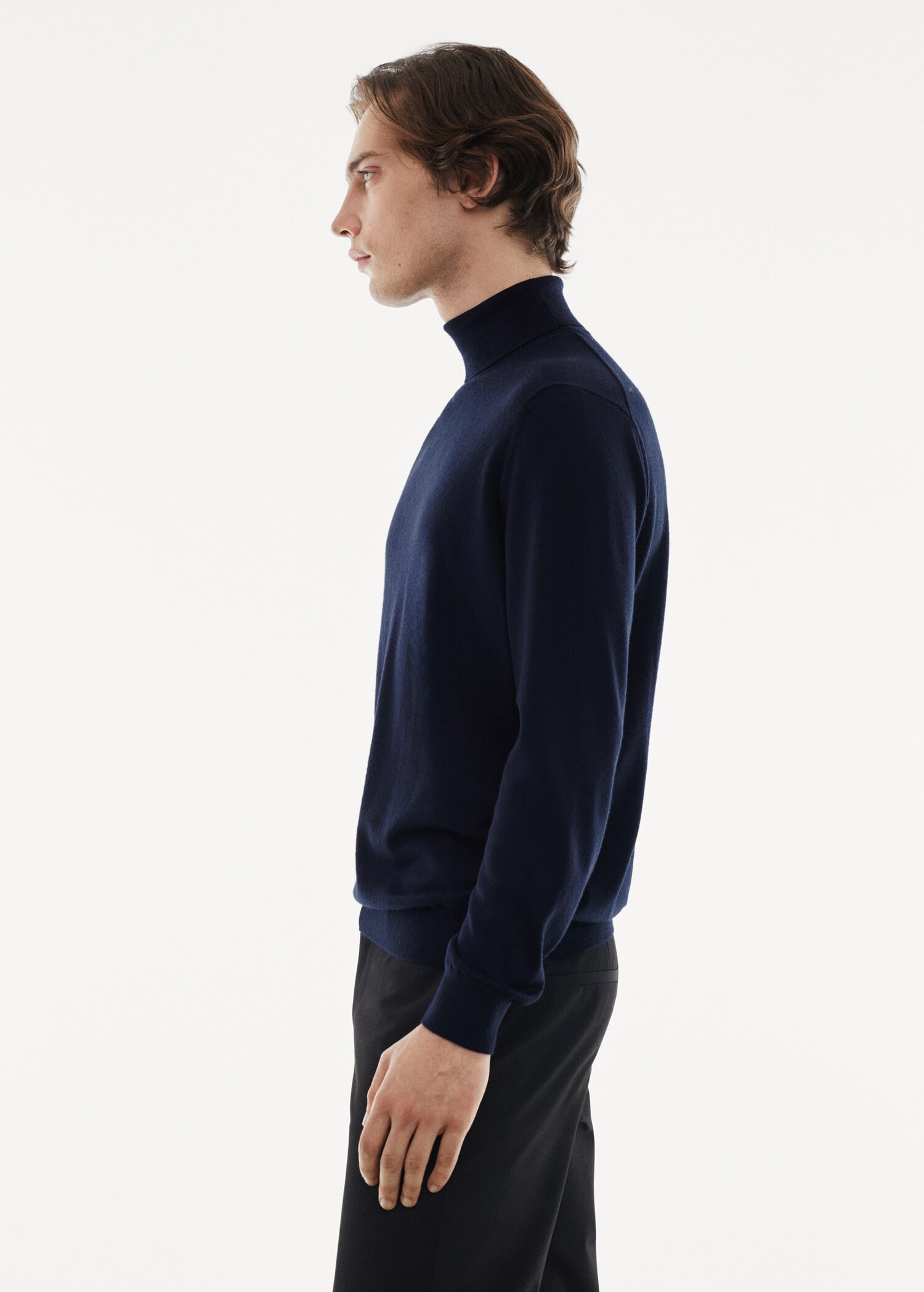 Pullover aus 100 % Merinowolle mit Rollkragen - Detail des Artikels 2