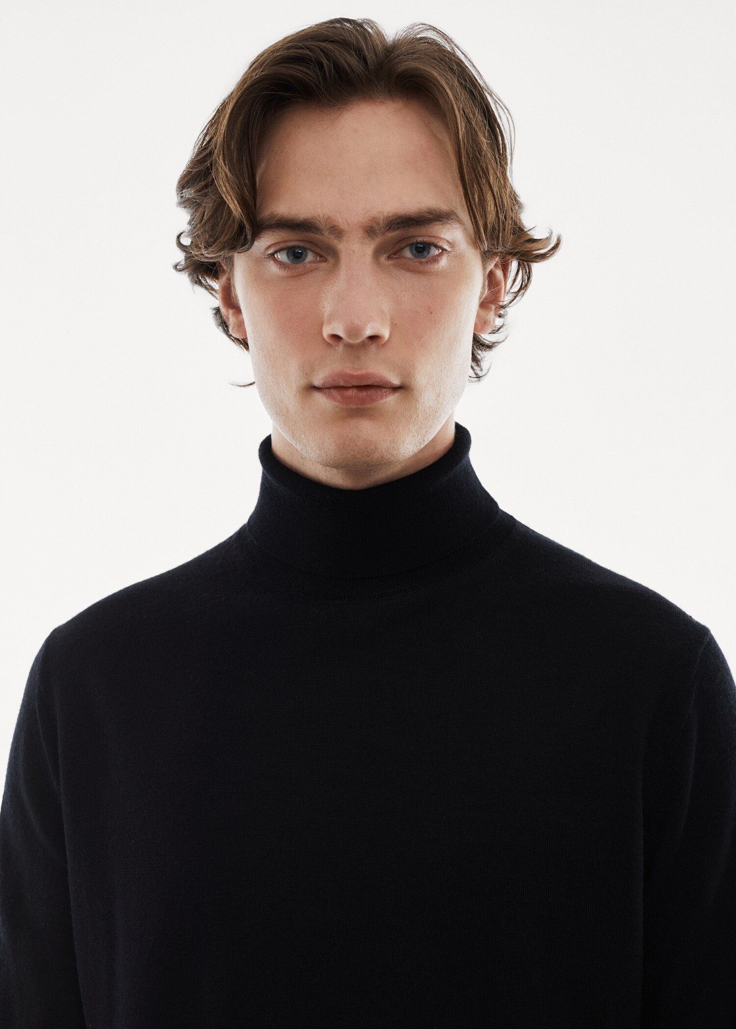 Pullover aus 100 % Merinowolle mit Rollkragen - Detail des Artikels 1
