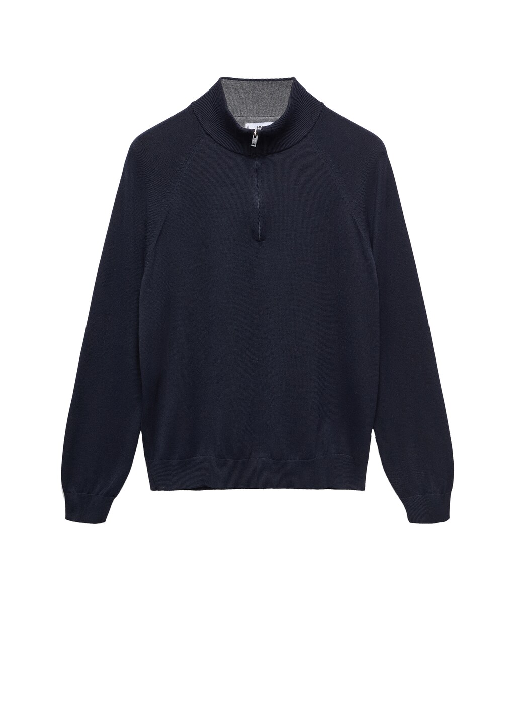 韓国発!【BLACKUP】Malcon toway high-neck line zip-up Cotton sweater with neck zip - Men | MANGO OUTLET USA