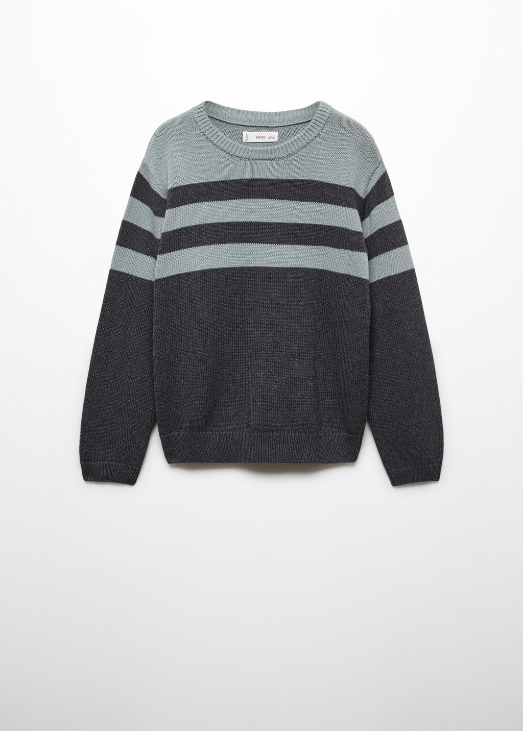 Mango knit striped sweater discount