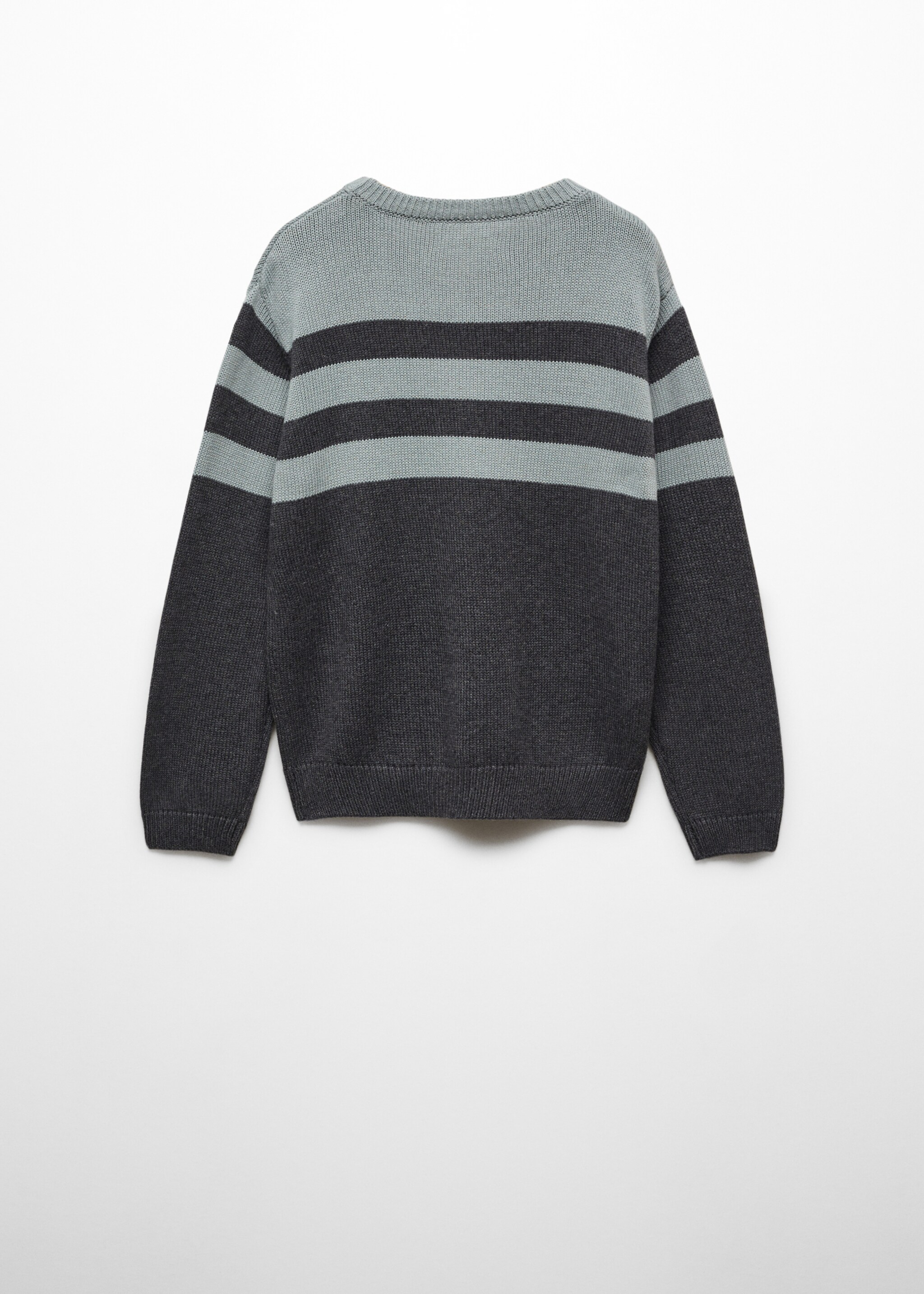 Knit striped sweater - Reverse of the article