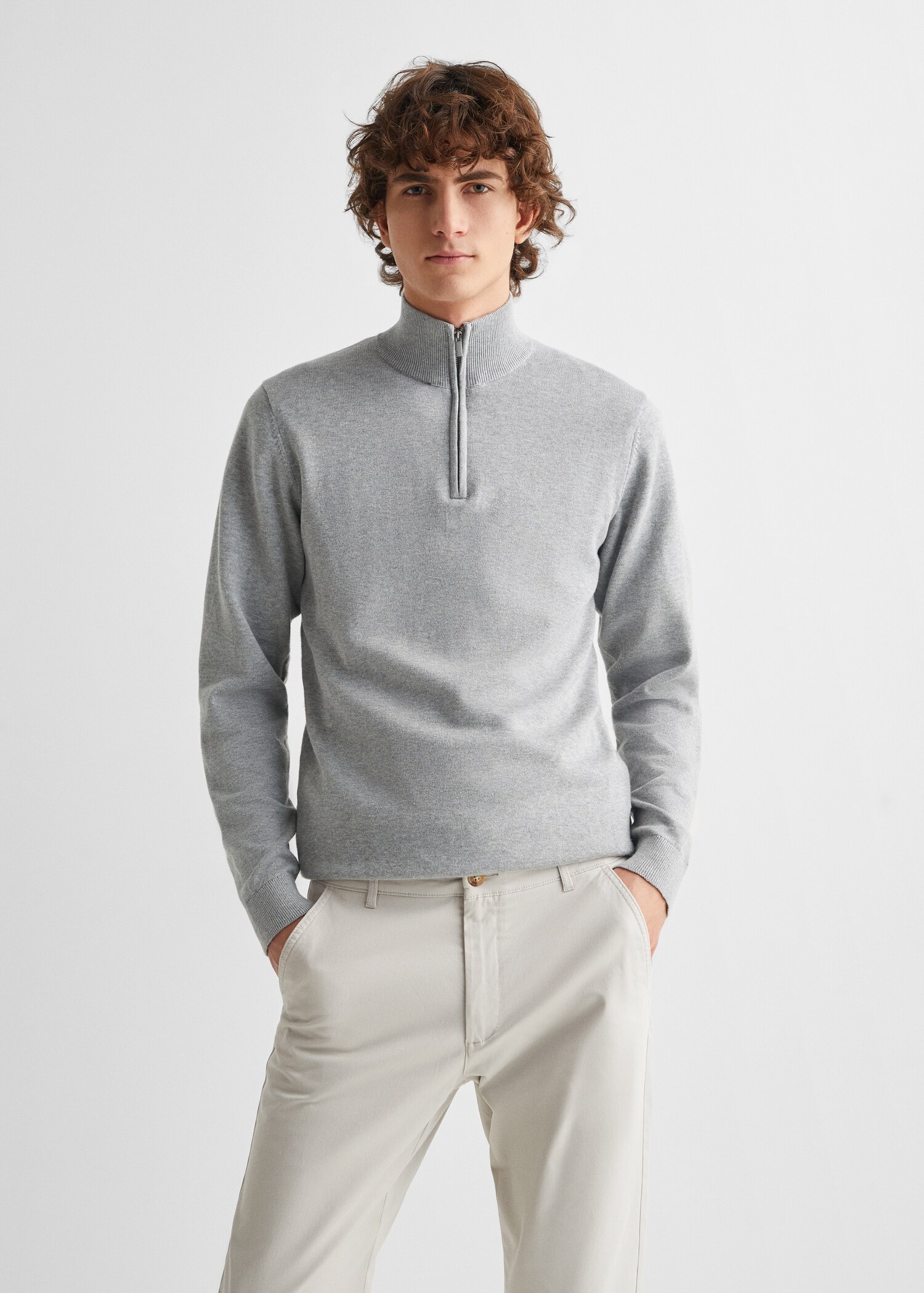 Chinohose aus Baumwolle - Mittlere Ansicht