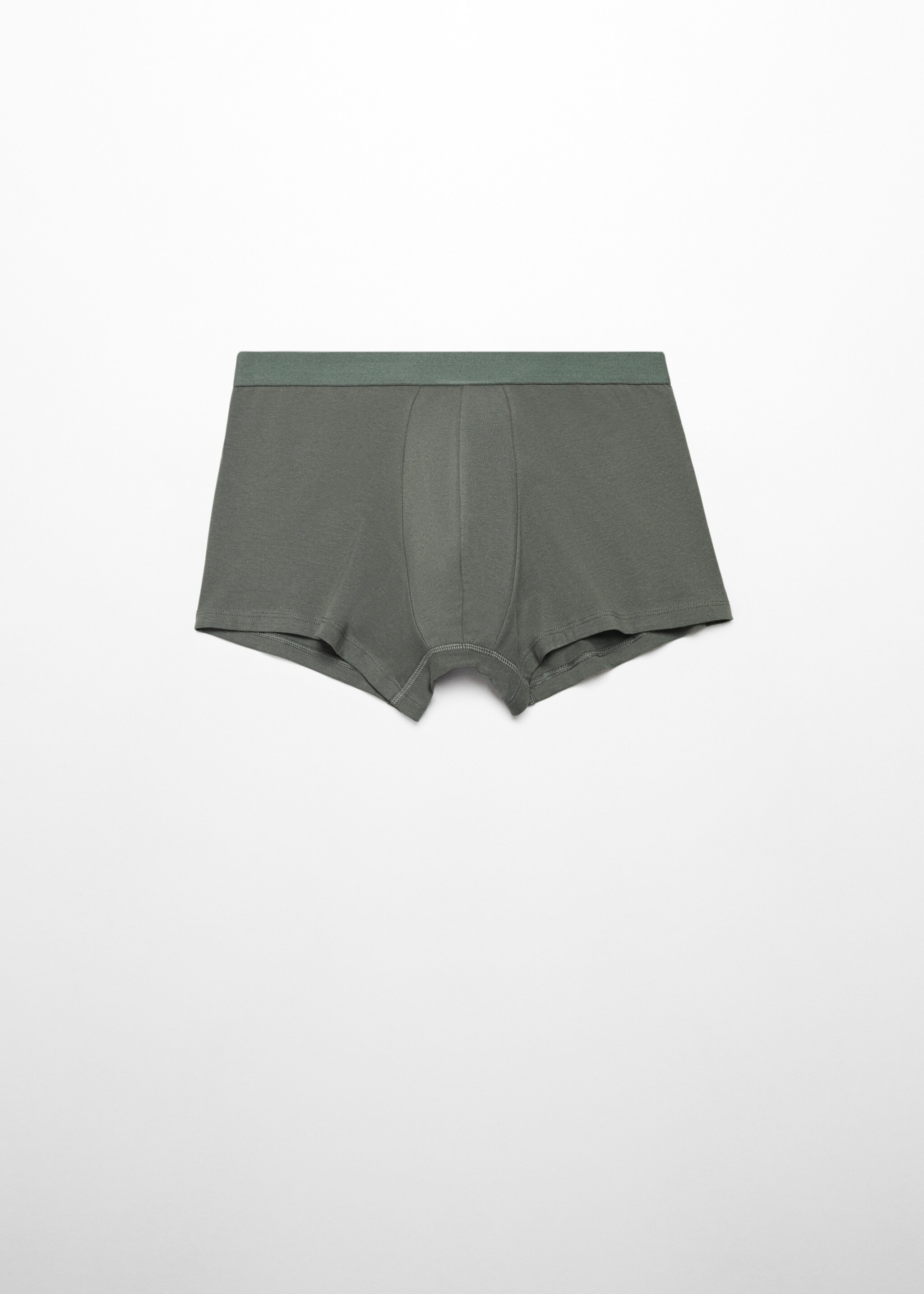 3er-Pack Boxershorts aus Baumwolle - Detail des Artikels 8, Khaki. Ref: 67000675-00.