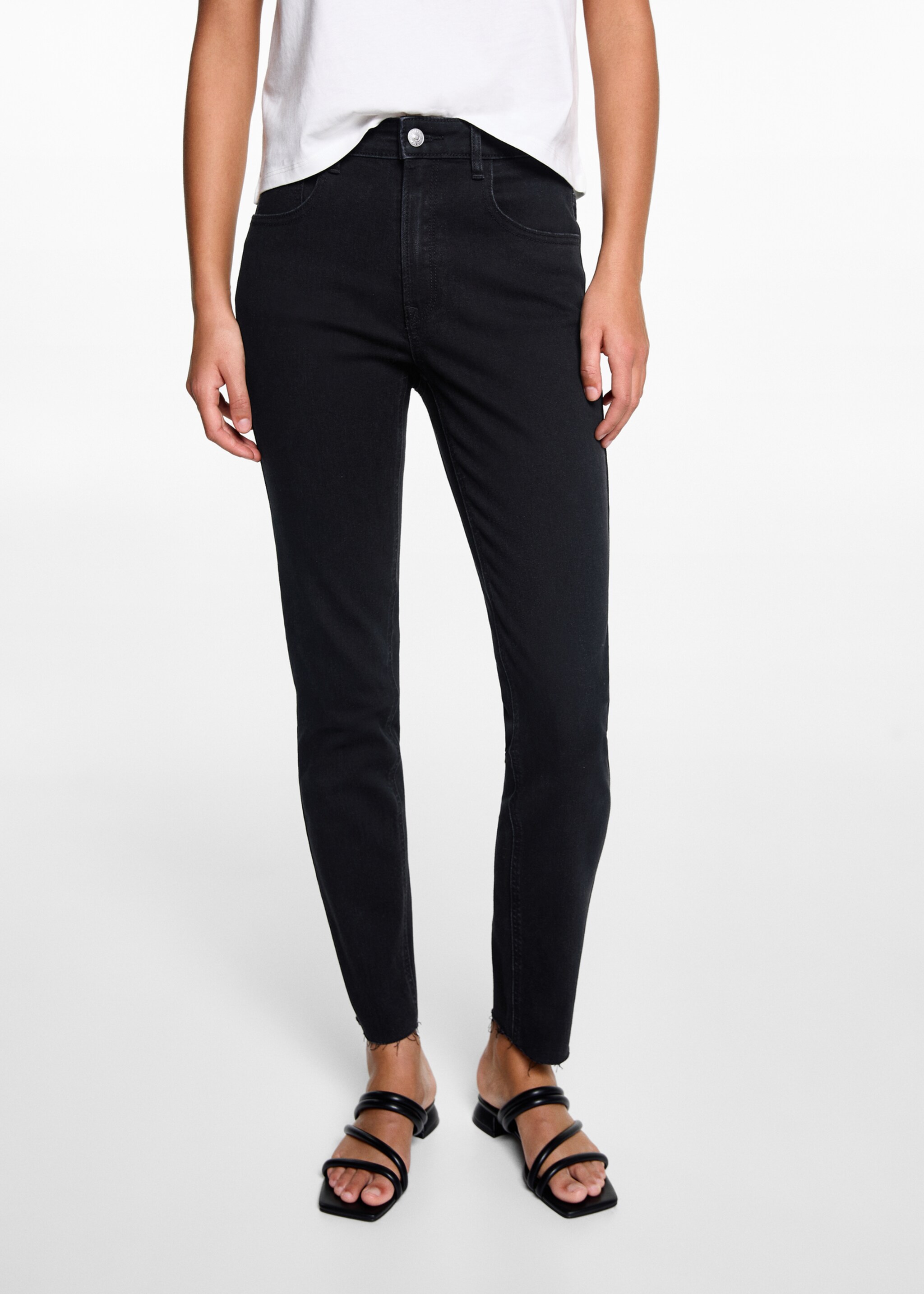 Τζιν skinny - Λεπτομέρεια του προϊόντος 6, Μαύρο. Ref: 67000678-00.