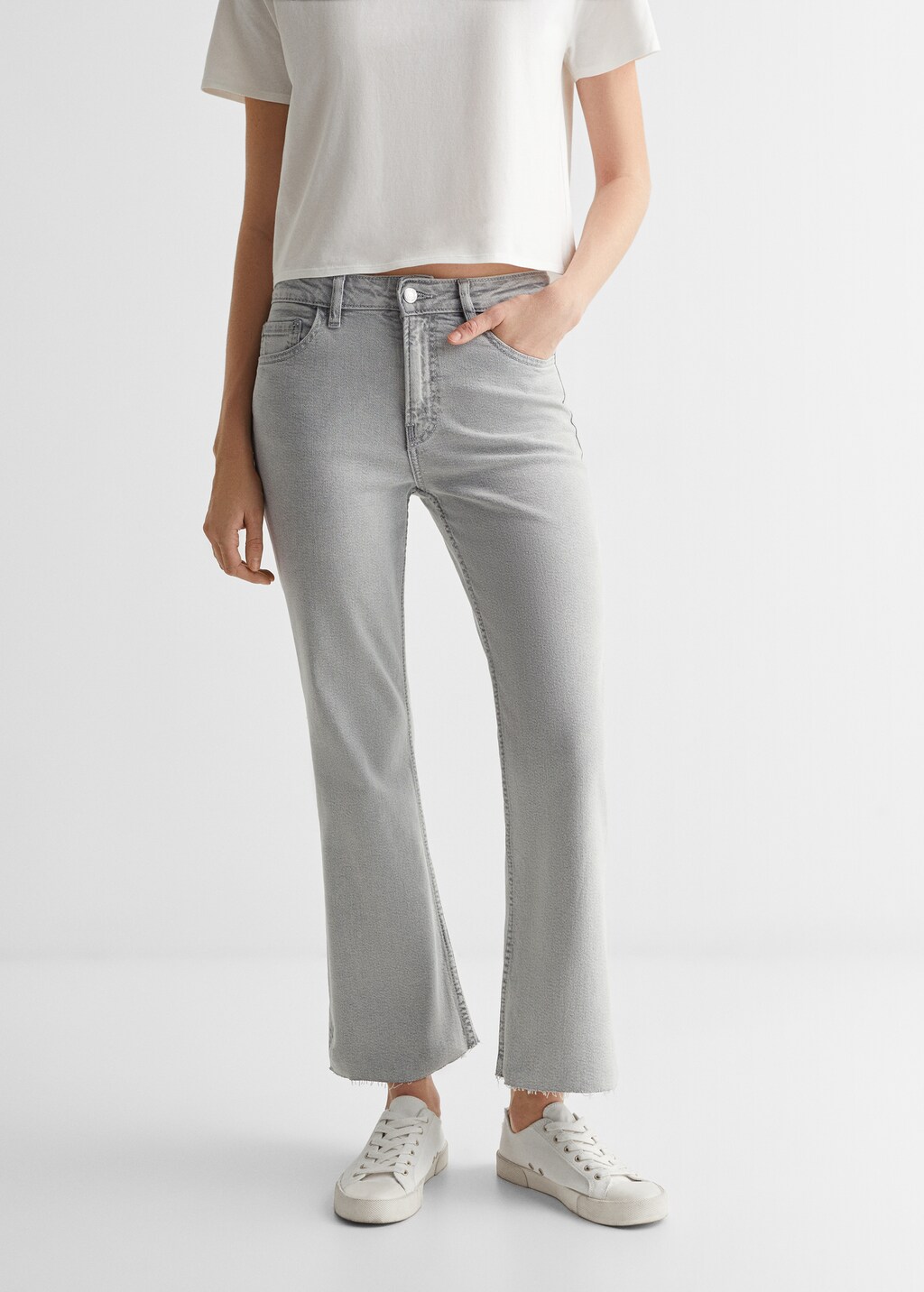 【PORTERNA】Ovid Flared Jeans Flared finished jeans - Teen Girl | MANGO OUTLET USA
