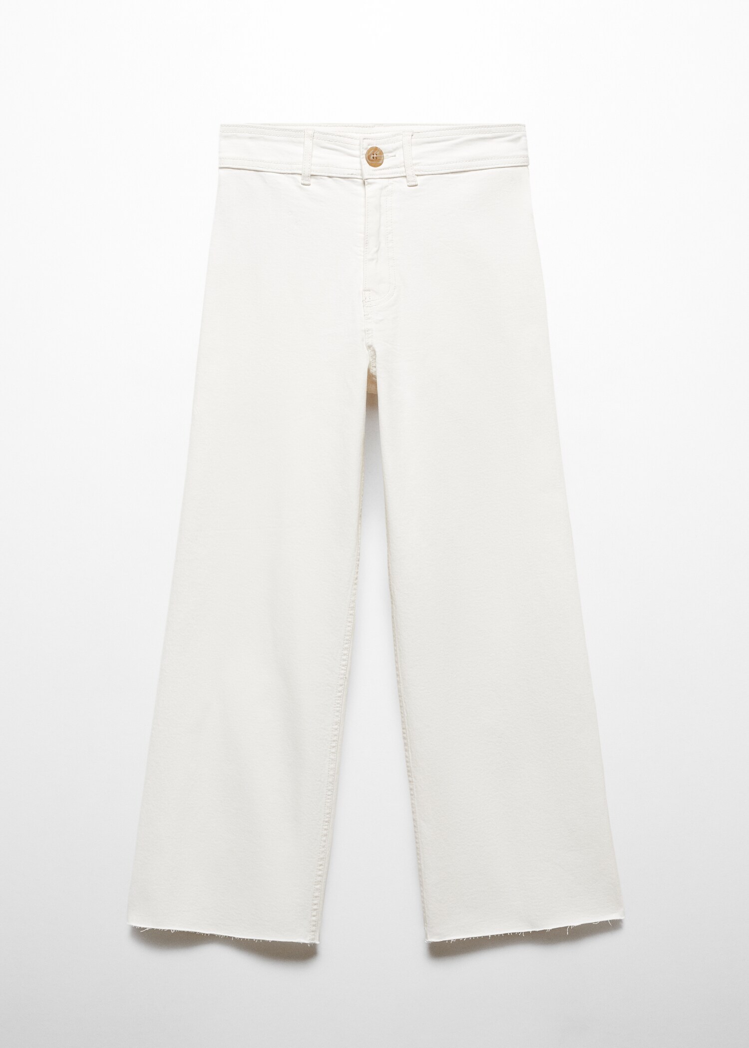 High-waist culotte jeans - Article without model