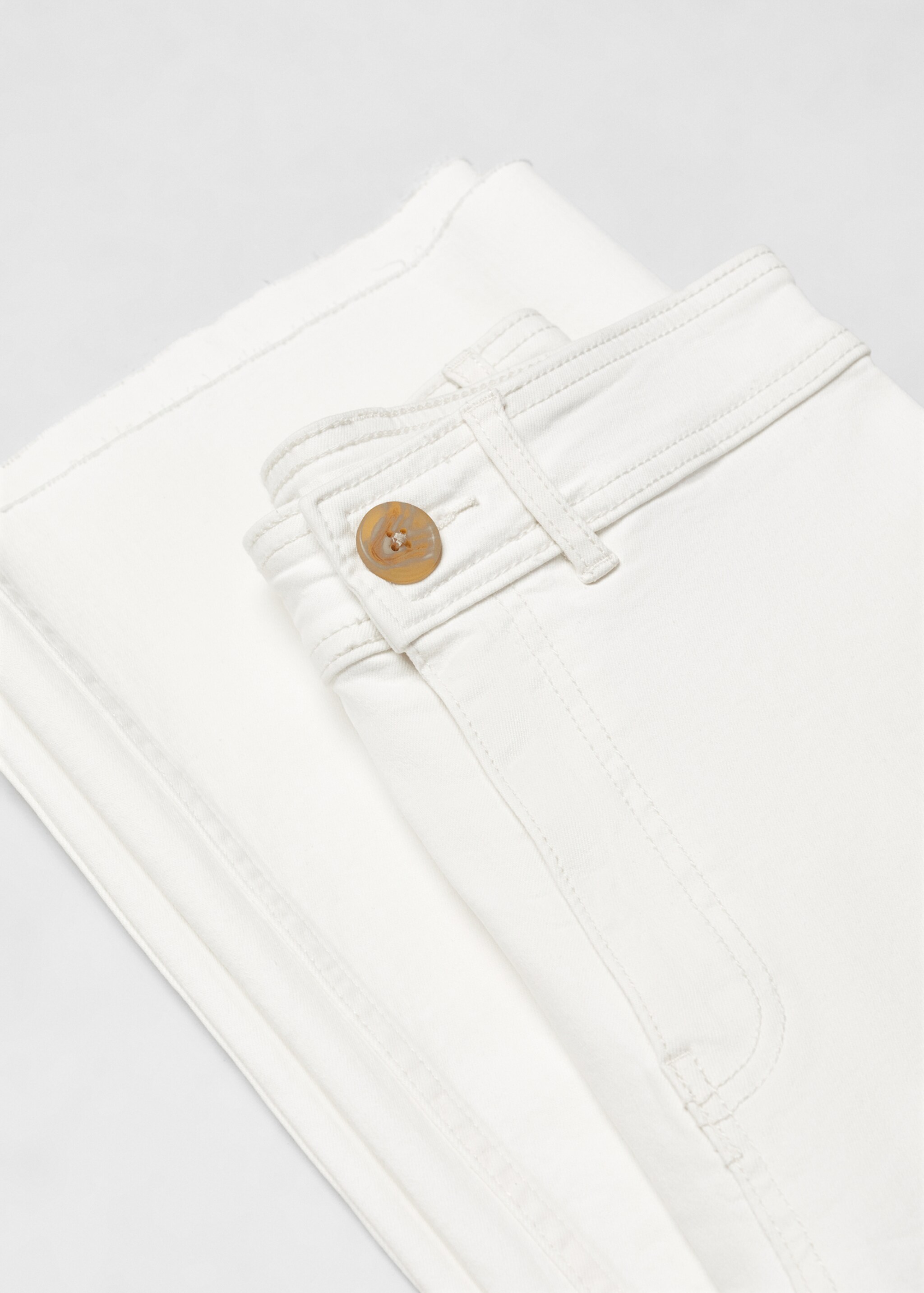 High-waist culotte jeans - Details of the article 8, Off White. Ref: 67000683-00.