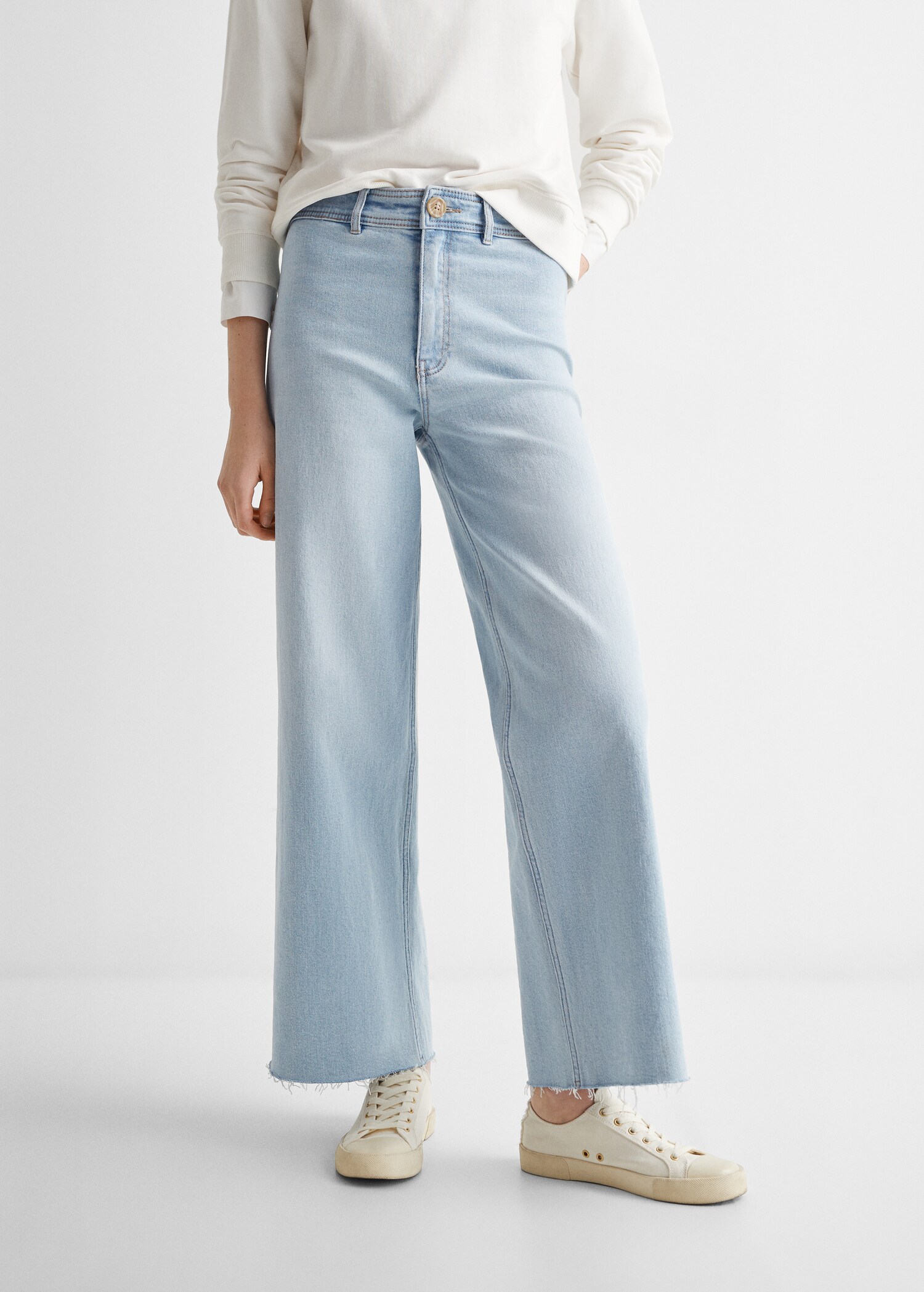 High-waist culotte jeans - Details of the article 6