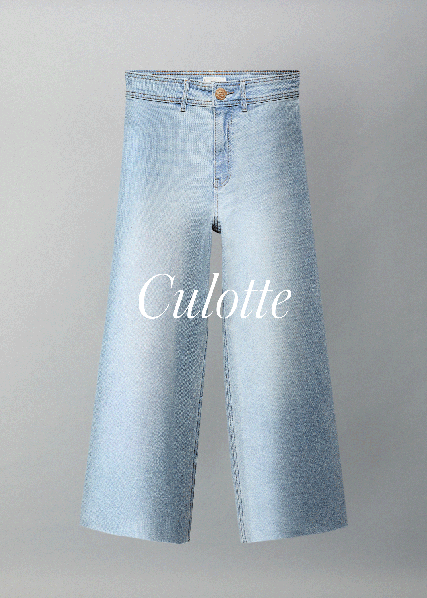 High-waist culotte jeans - Details of the article 9