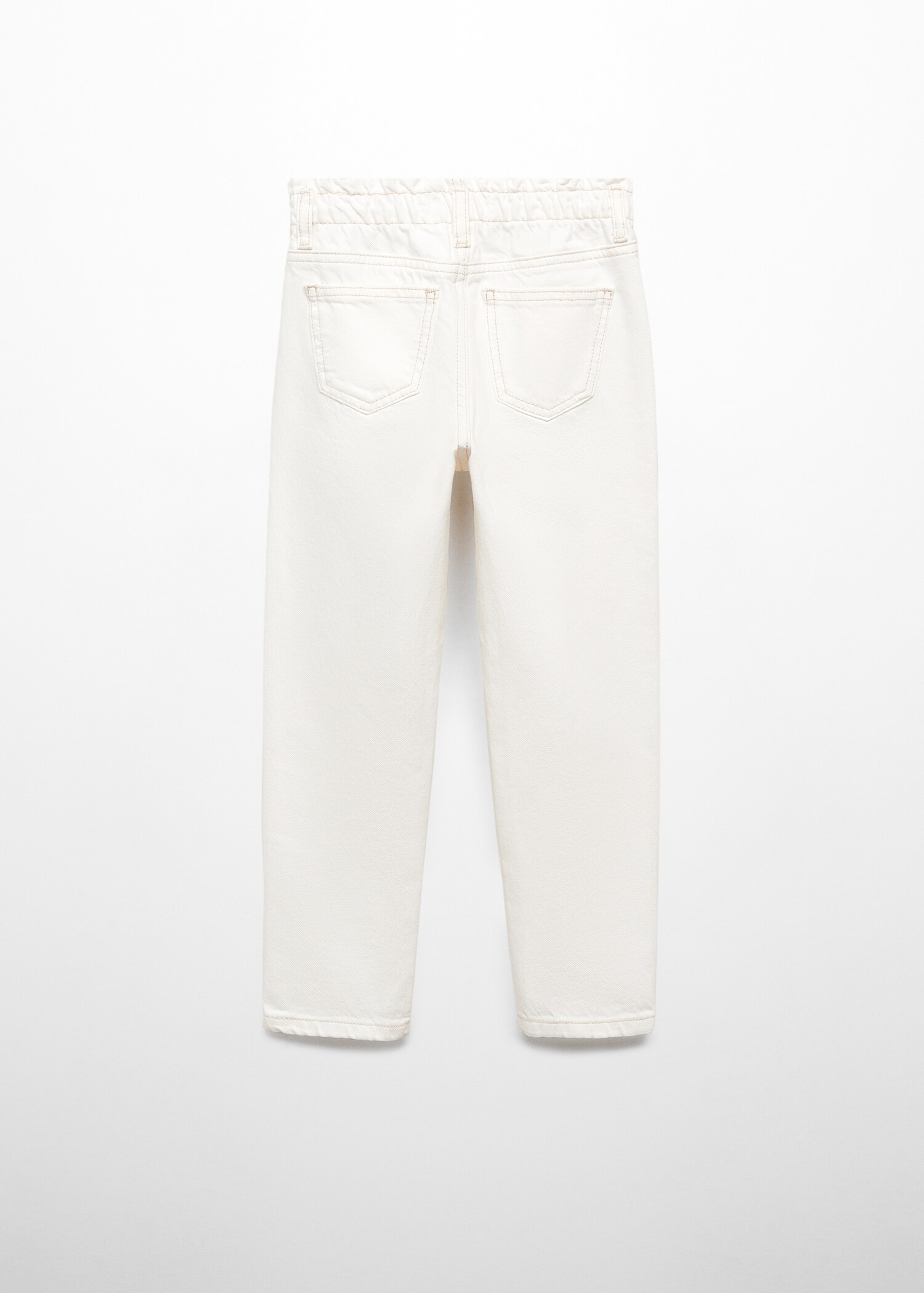 Paperbag jeans - Reverse of the article