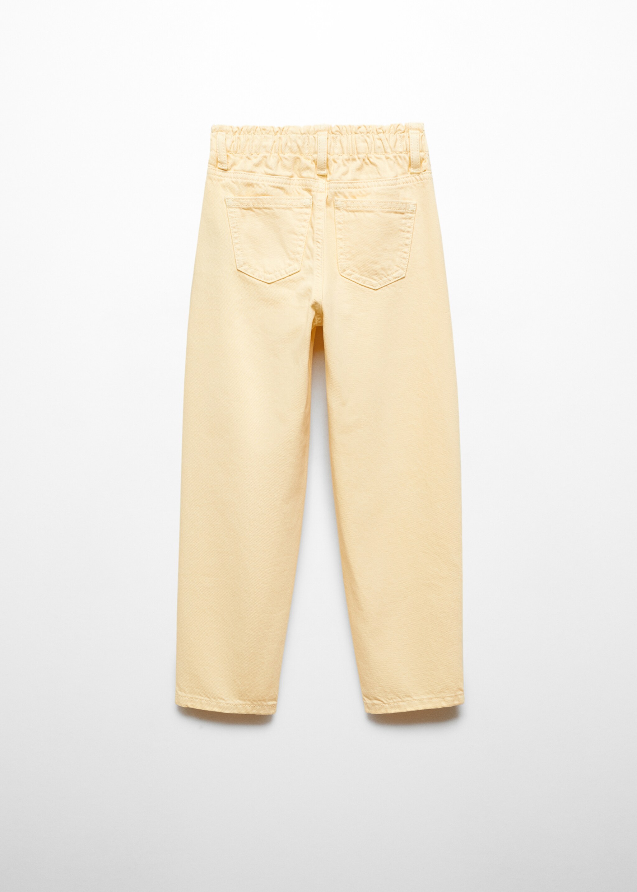 Paperbag jeans - Reverse of the article