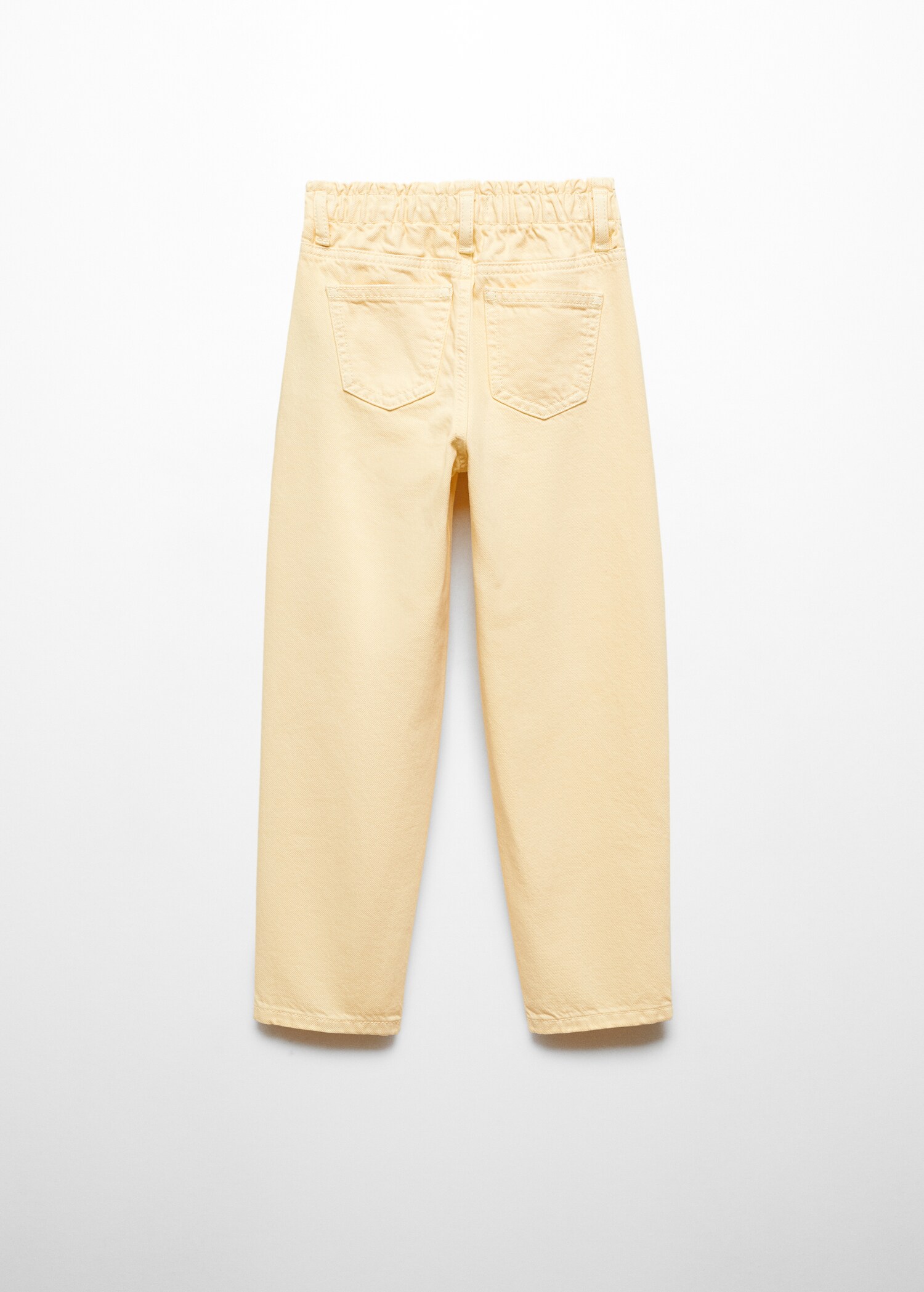 Paperbag jeans - Reverse of the article