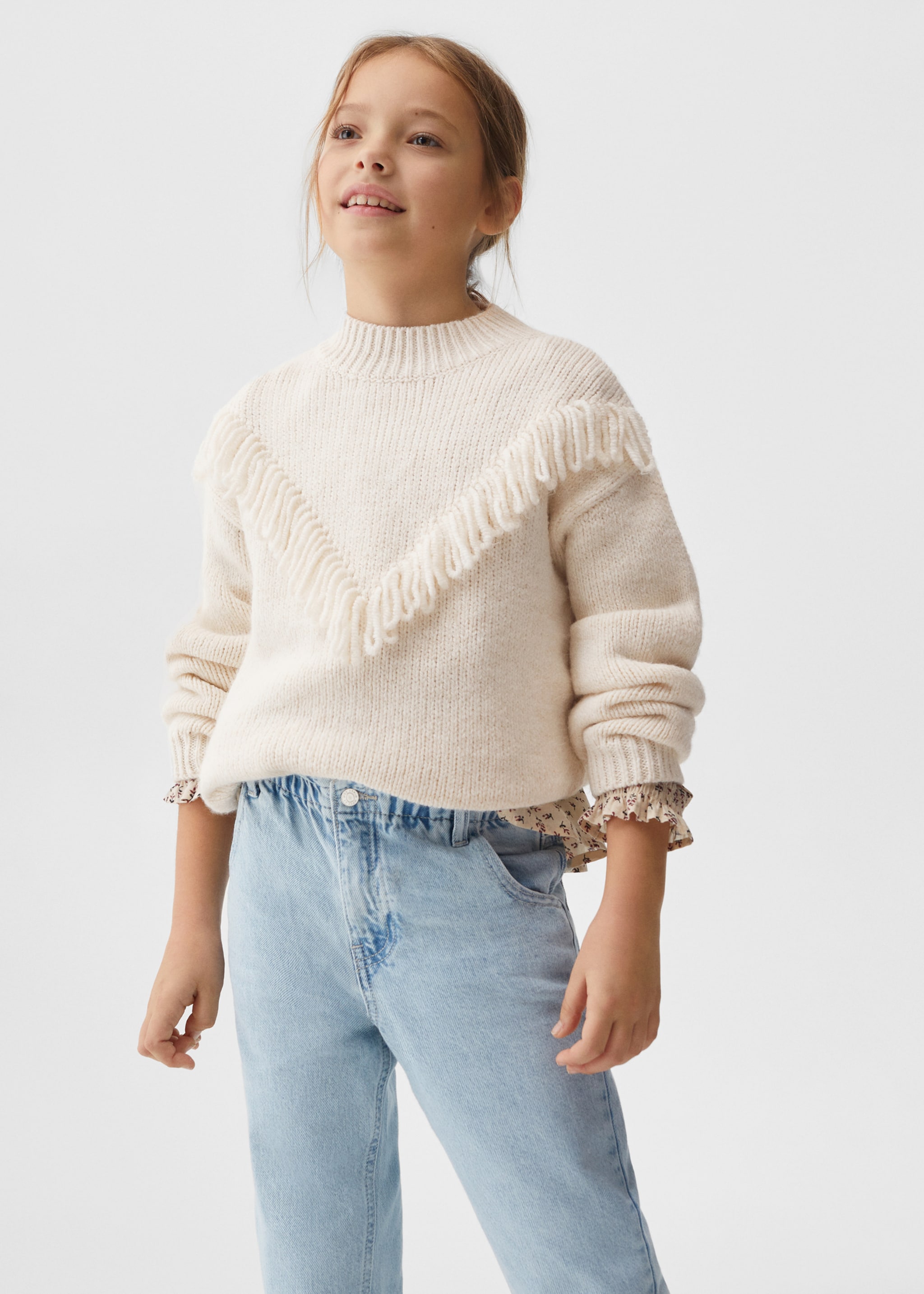 Paperbag jeans - Medium plane
