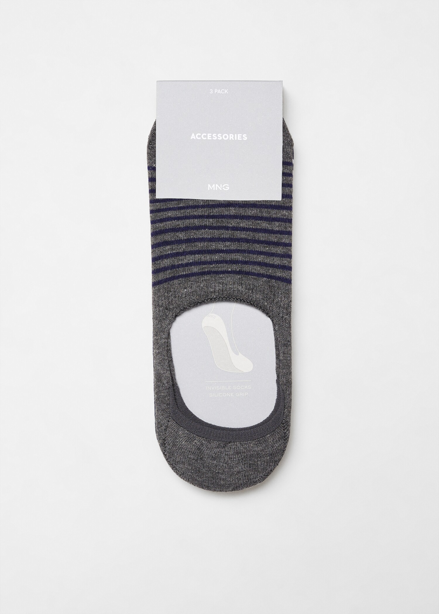 3-pack of striped design socks - Details of the article 0