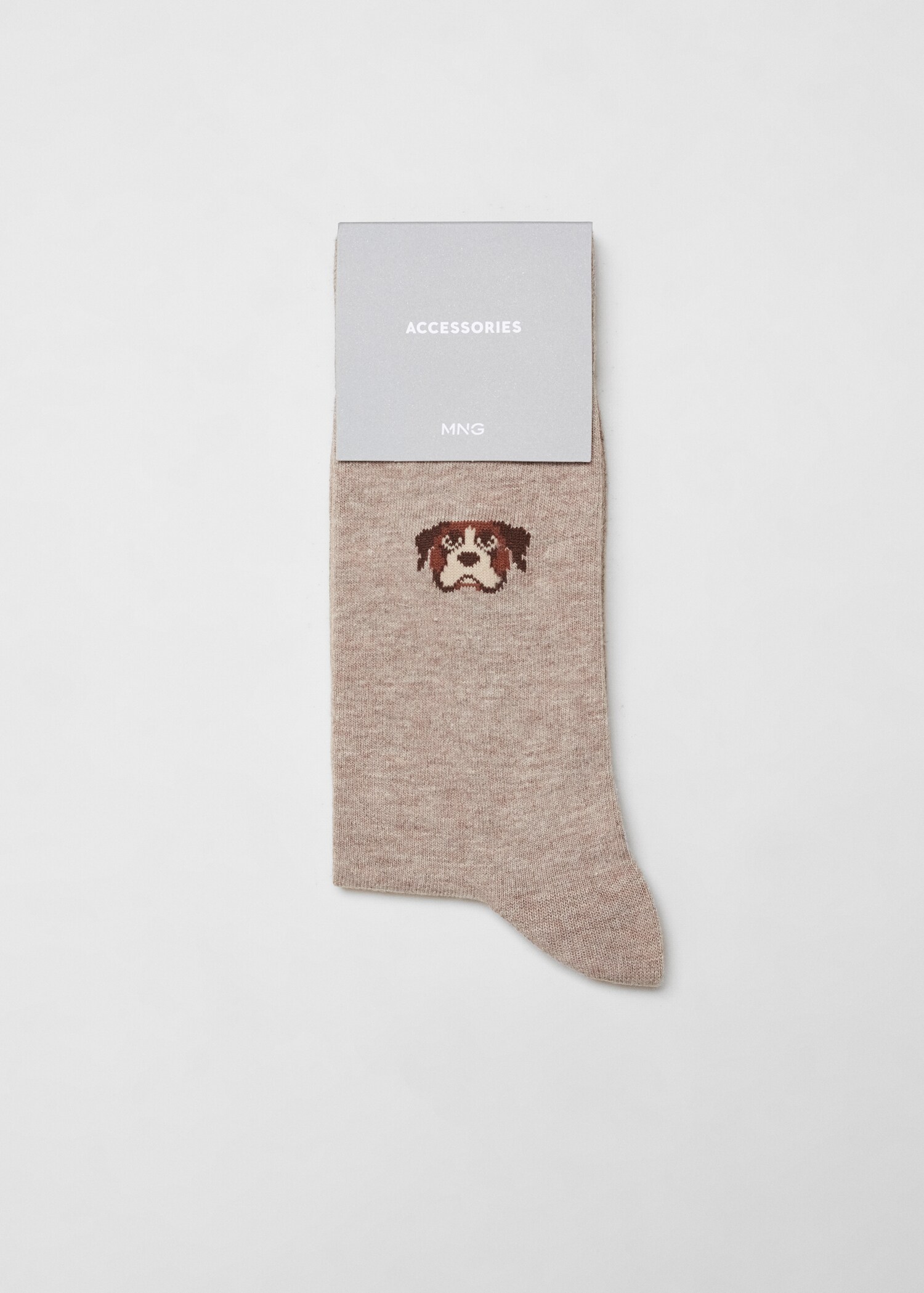 Chaussettes coton broderie animal - Détail de l'article 0
