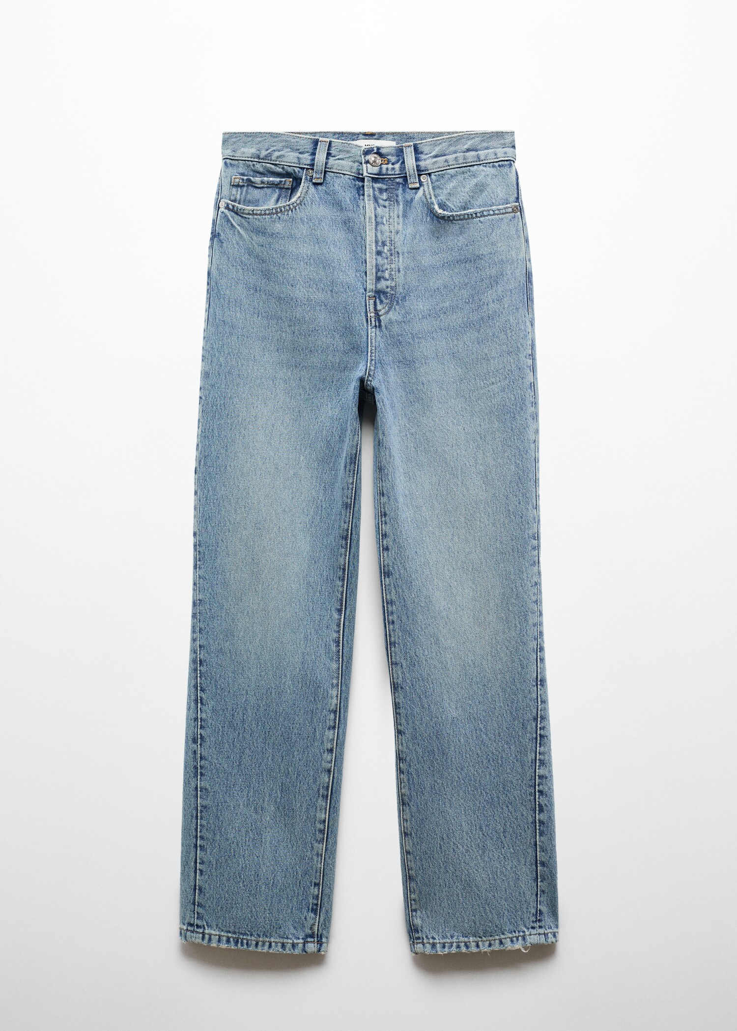 Straight jeans with forward seams - Article without model