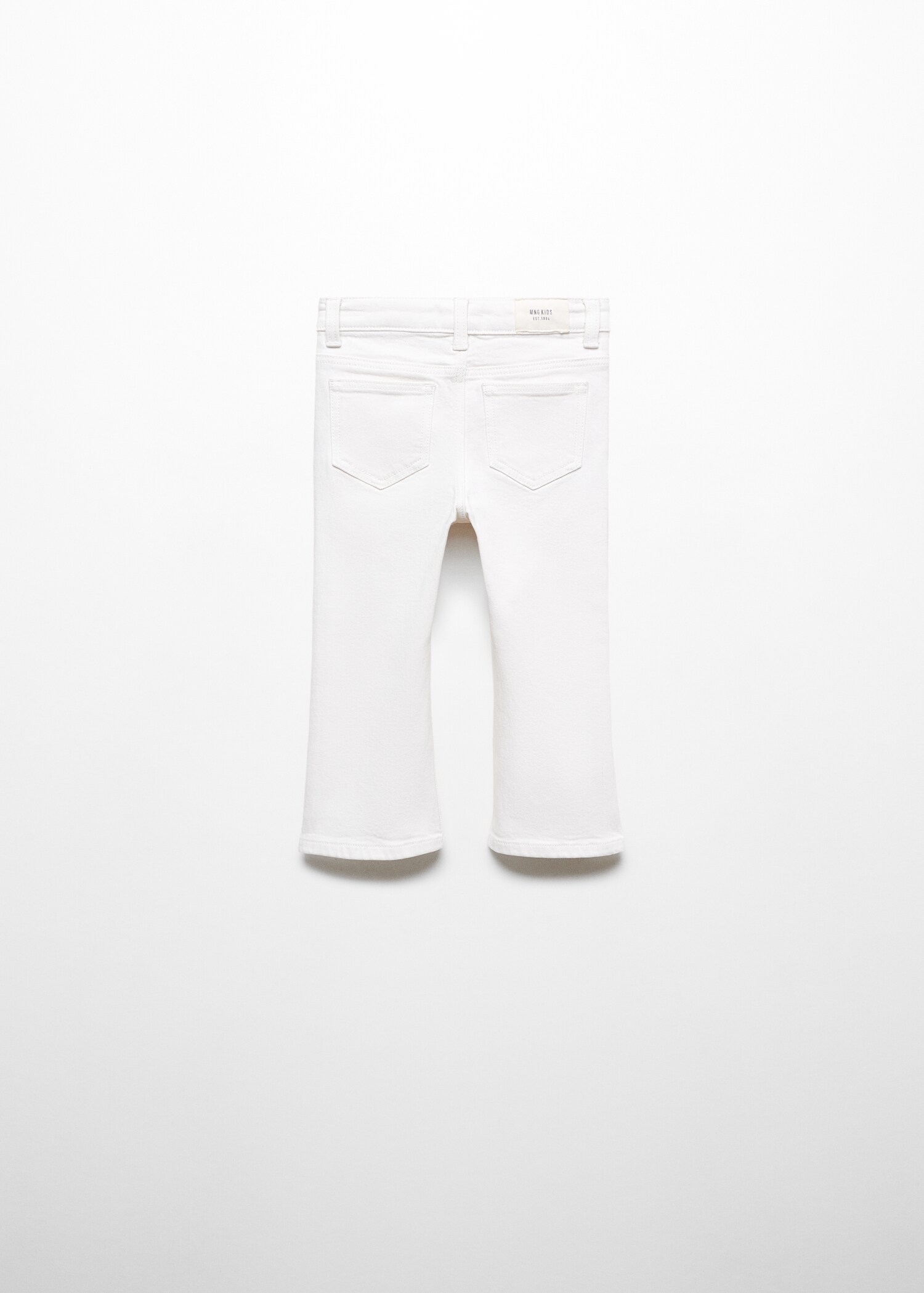 Flared Jeans mit Knöpfen - Rückseite des Artikels