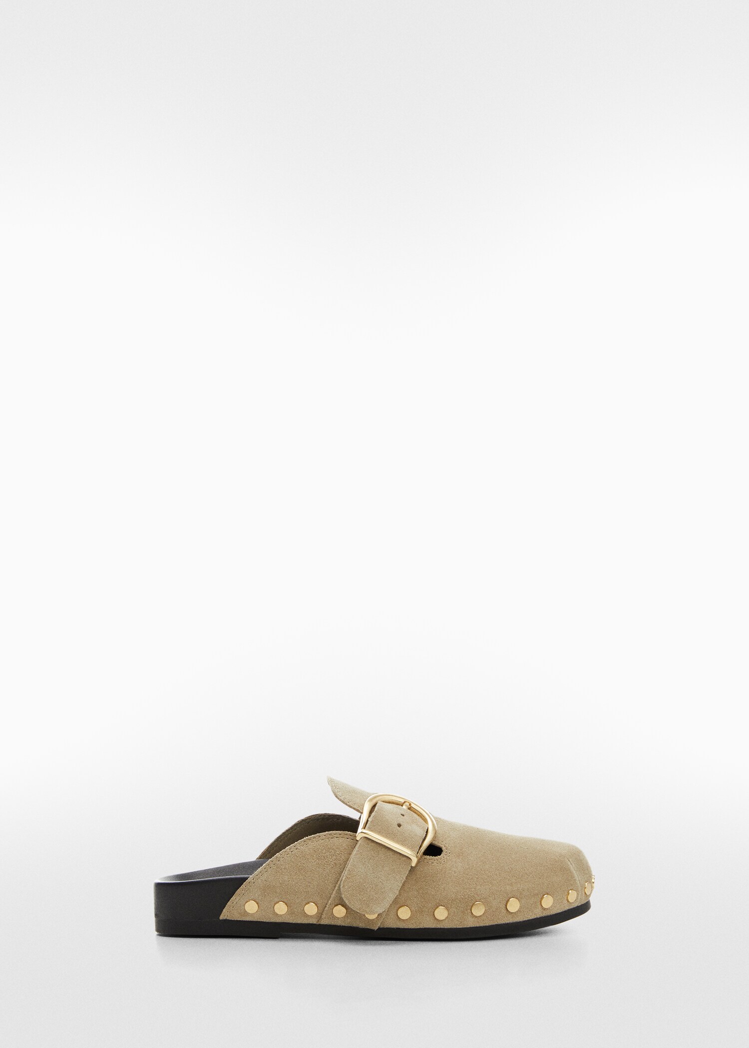 Leder-Clogs mit Nieten - Artikel ohne Model