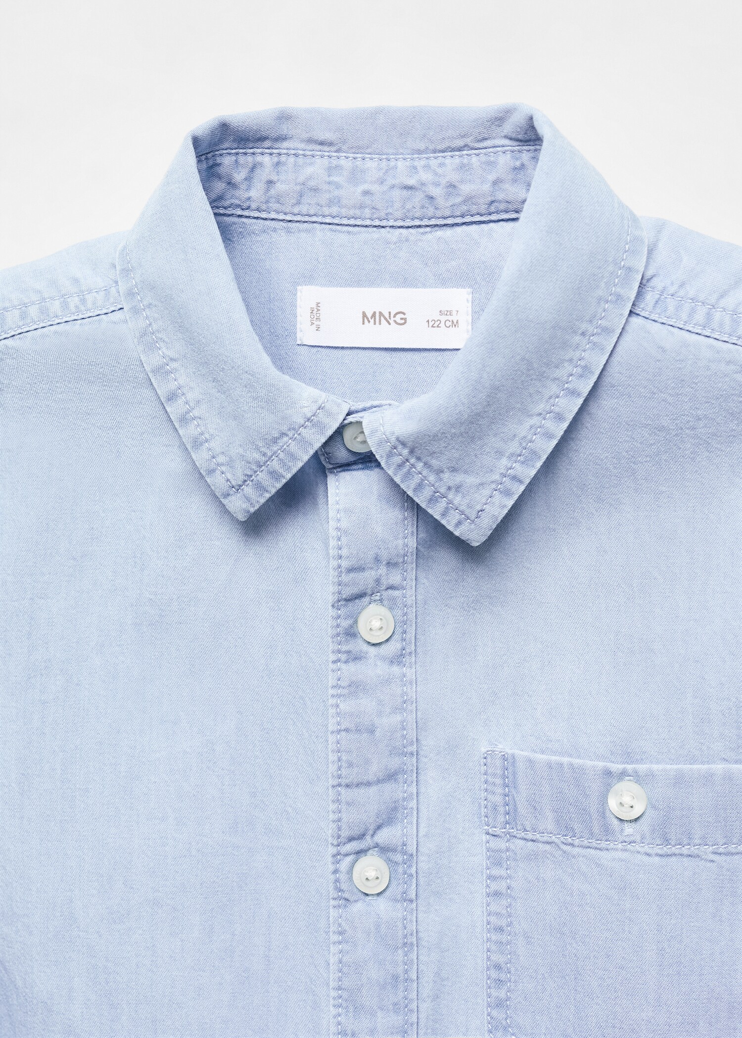 Jeanshemd mit Tasche - Detail des Artikels 8