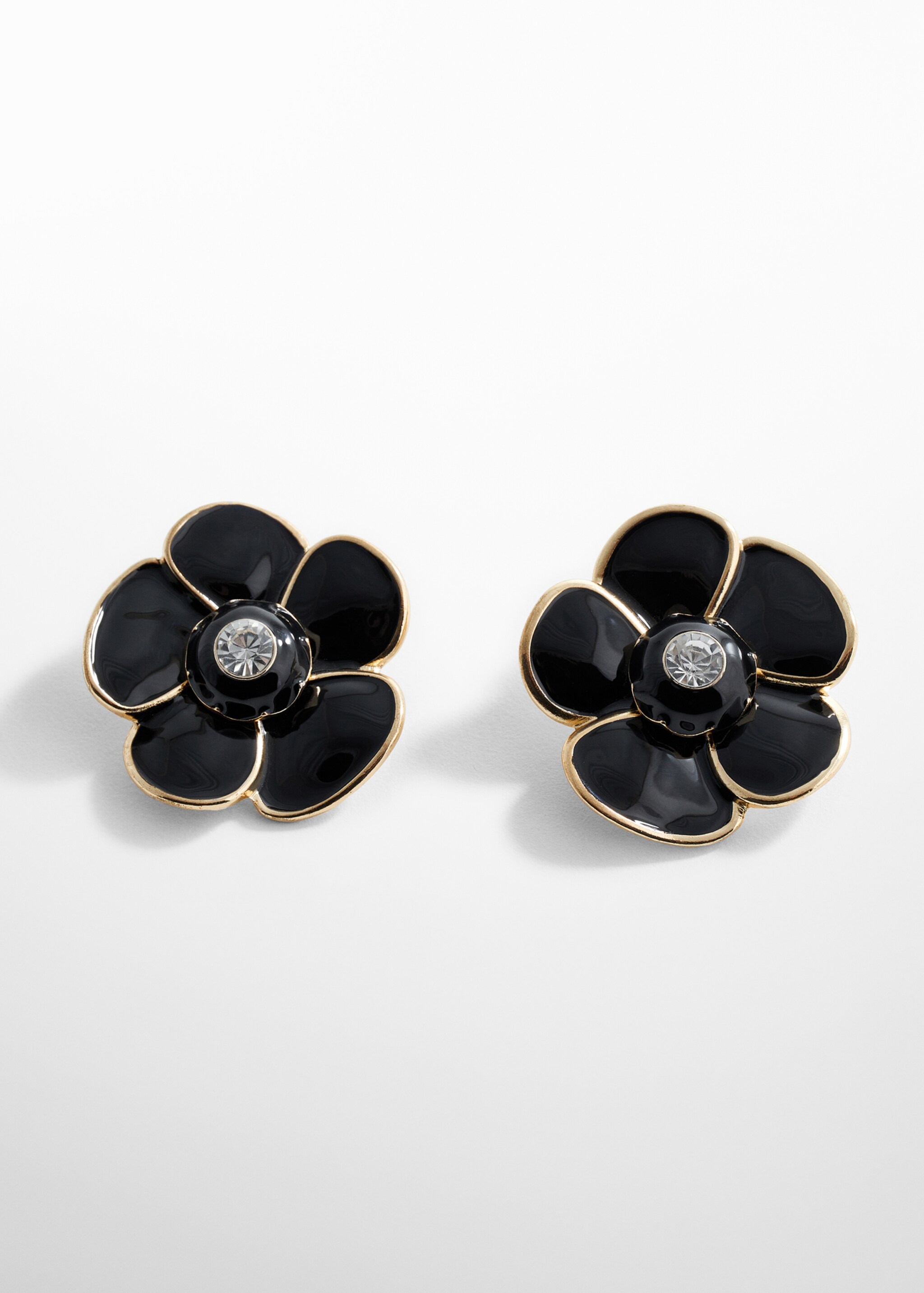 Crystal flower earrings - Article without model