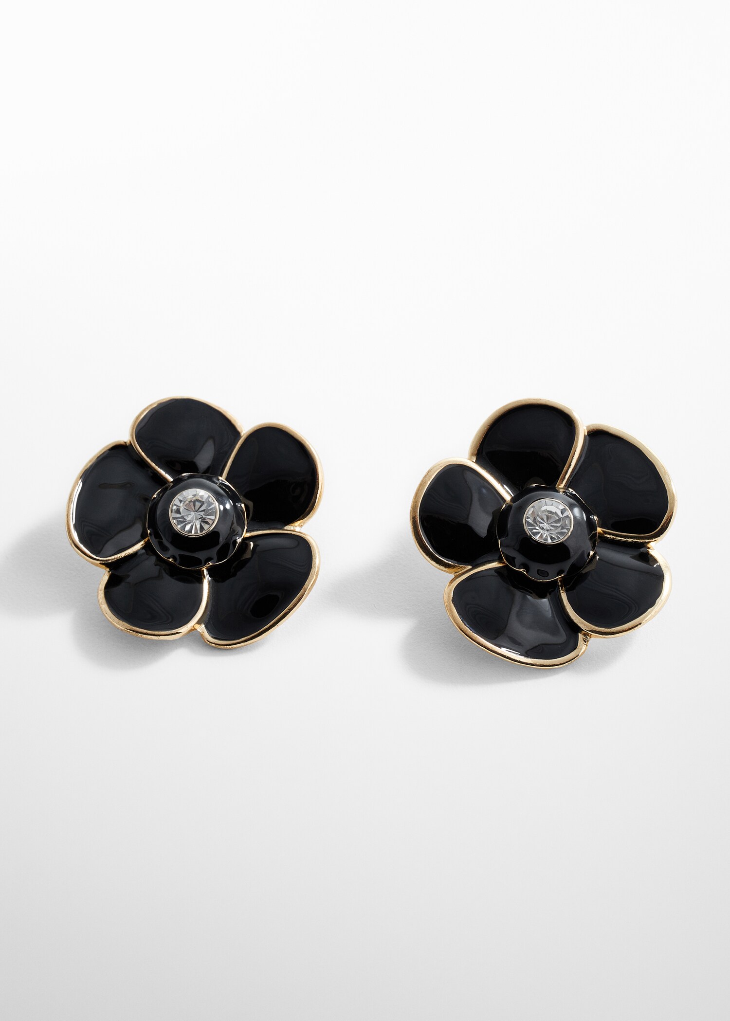 Crystal flower earrings - Article without model