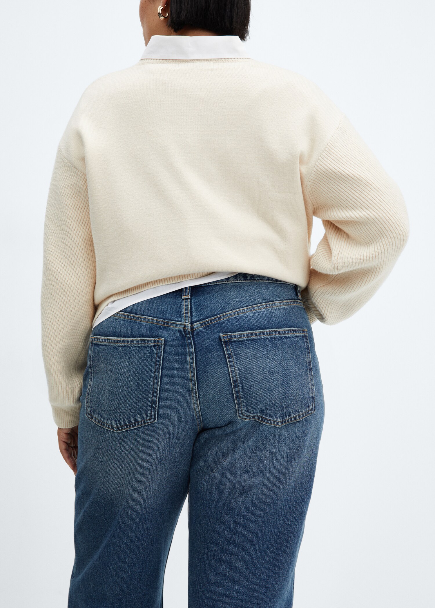 High-rise wideleg jeans - Details of the article 4