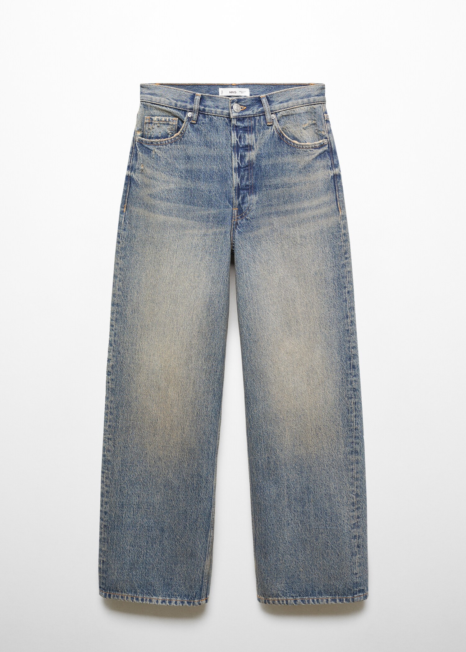 Loose-Wideleg-Jeans mit mittlerer Bundhöhe - Artikel ohne Model