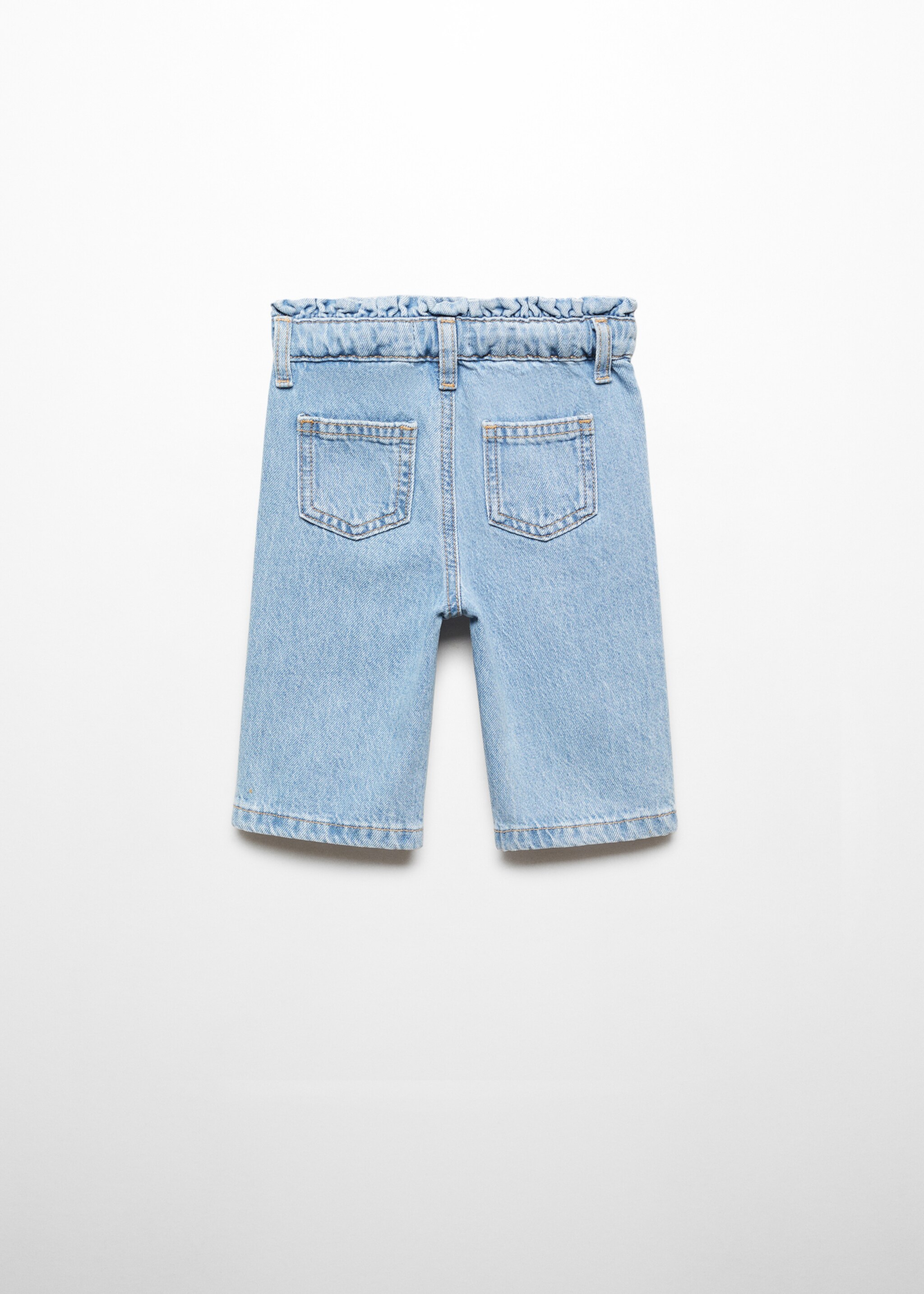 Cotton Paperbag Jeans - Reverse of the article