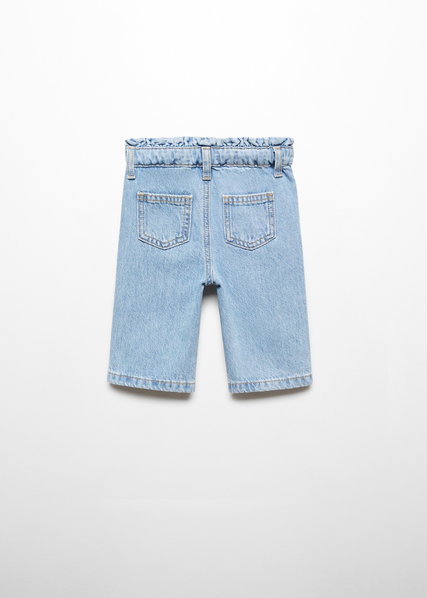 Cotton Paperbag Jeans - Reverse of the article