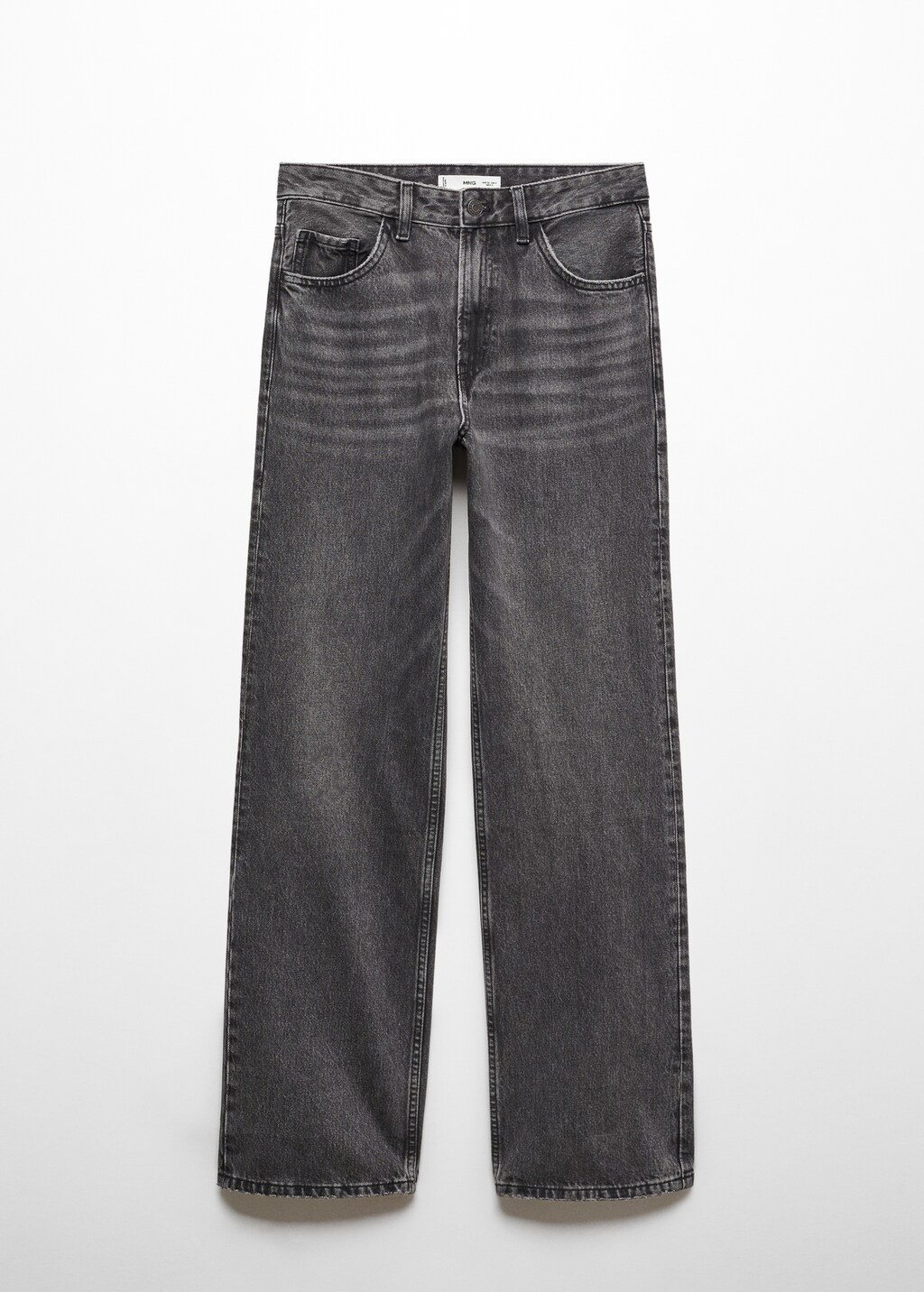 【INCHANT ME】537 High Waist Wide Denim Pants non-fade/unisex] Rainy Semi Wide Denim Pants - INCHANT ME