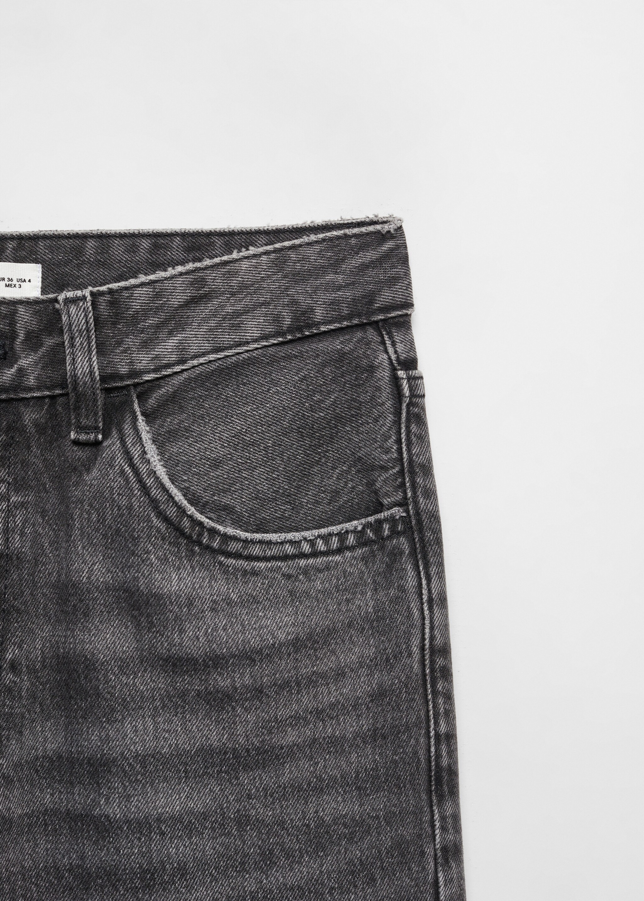 Mid-rise straight jeans - Details of the article 8